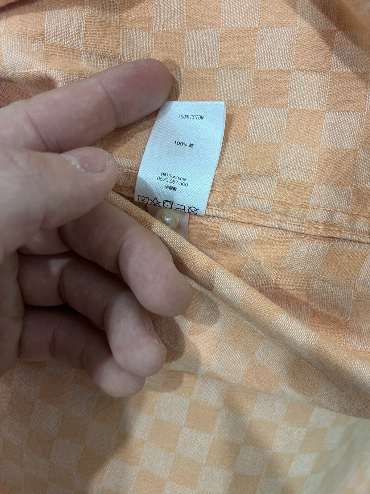 Supreme Supreme checkered denim shirt Size US L / EU 52-54 / 3 - 6 Thumbnail
