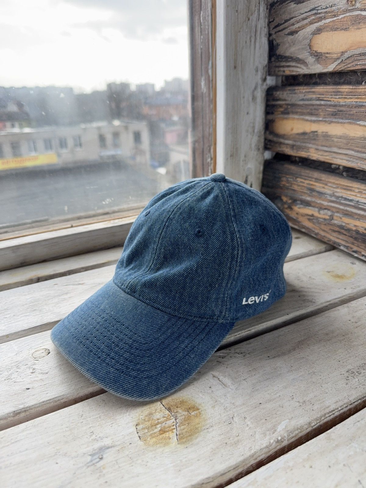 Levi's Vintage LEVIS Orange Tab DENIM BUCKET HAT Blue Jean 70s
