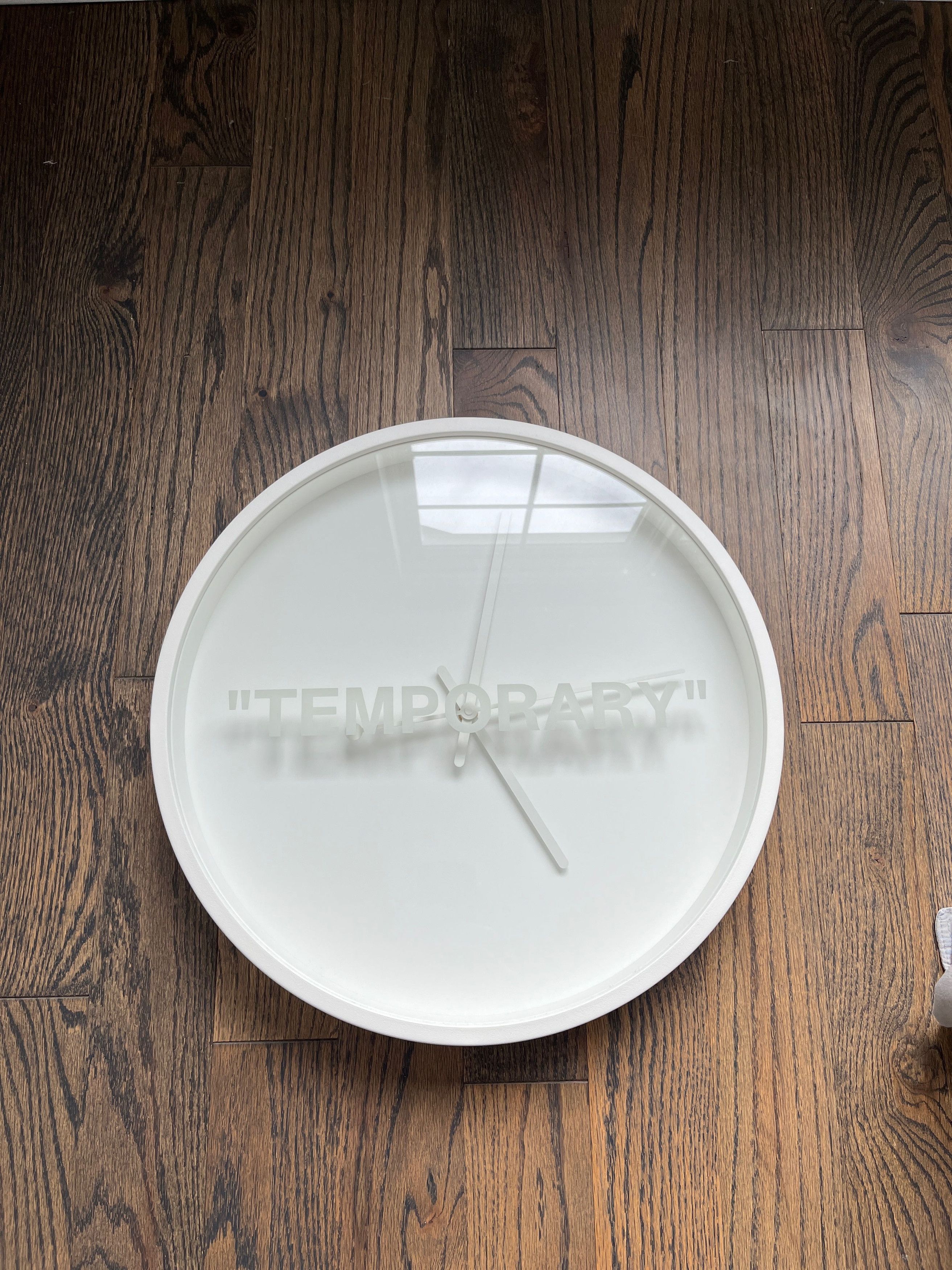 image of Ikea Markerad "temporary" Wall Clock in White, Men's