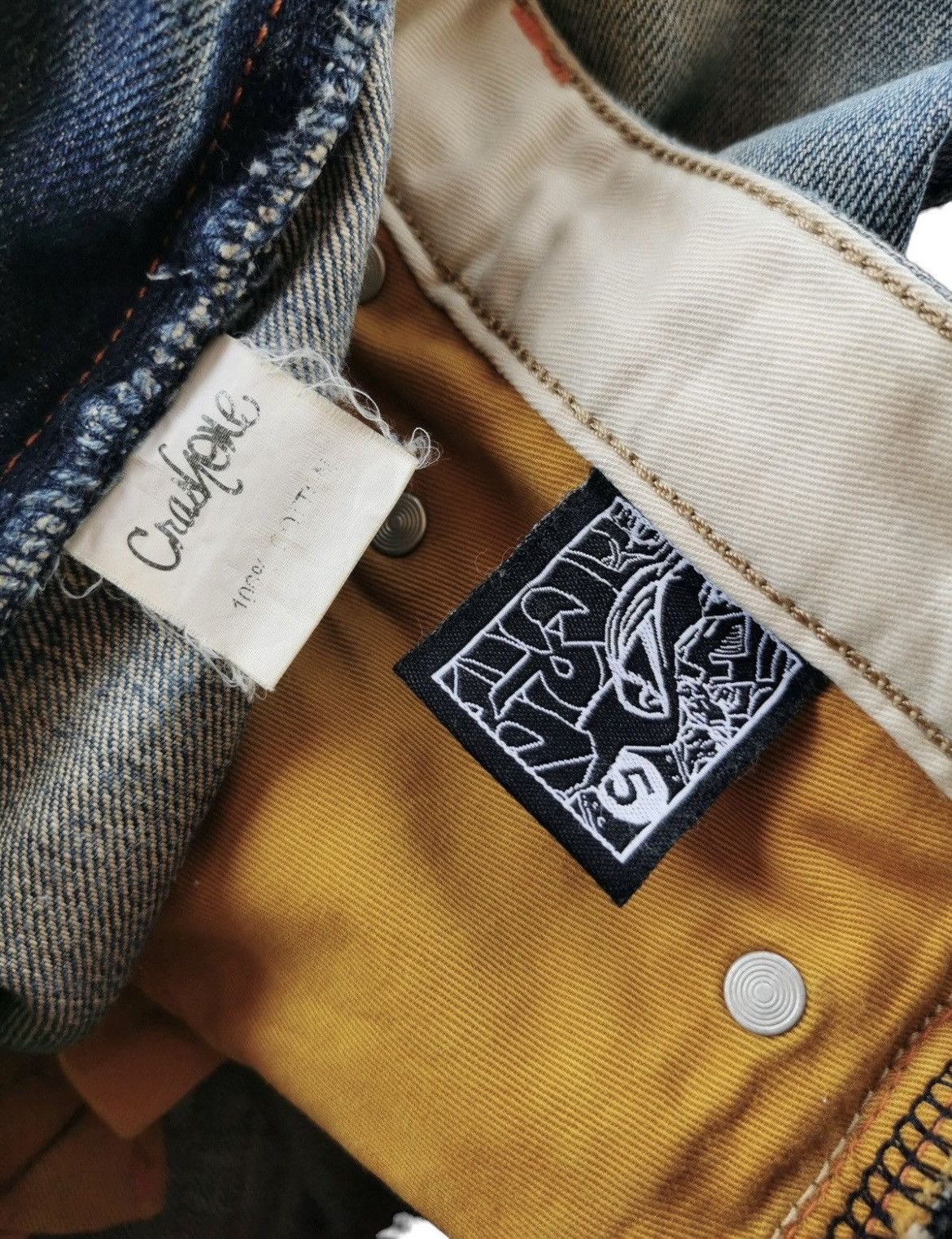 Japanese Brand × Paul Smith × Paul Smith Red Ear Paul Smith Red Ear Selvedge & Crash Crook Selvedge Size US 30 / EU 46 - 21 Thumbnail