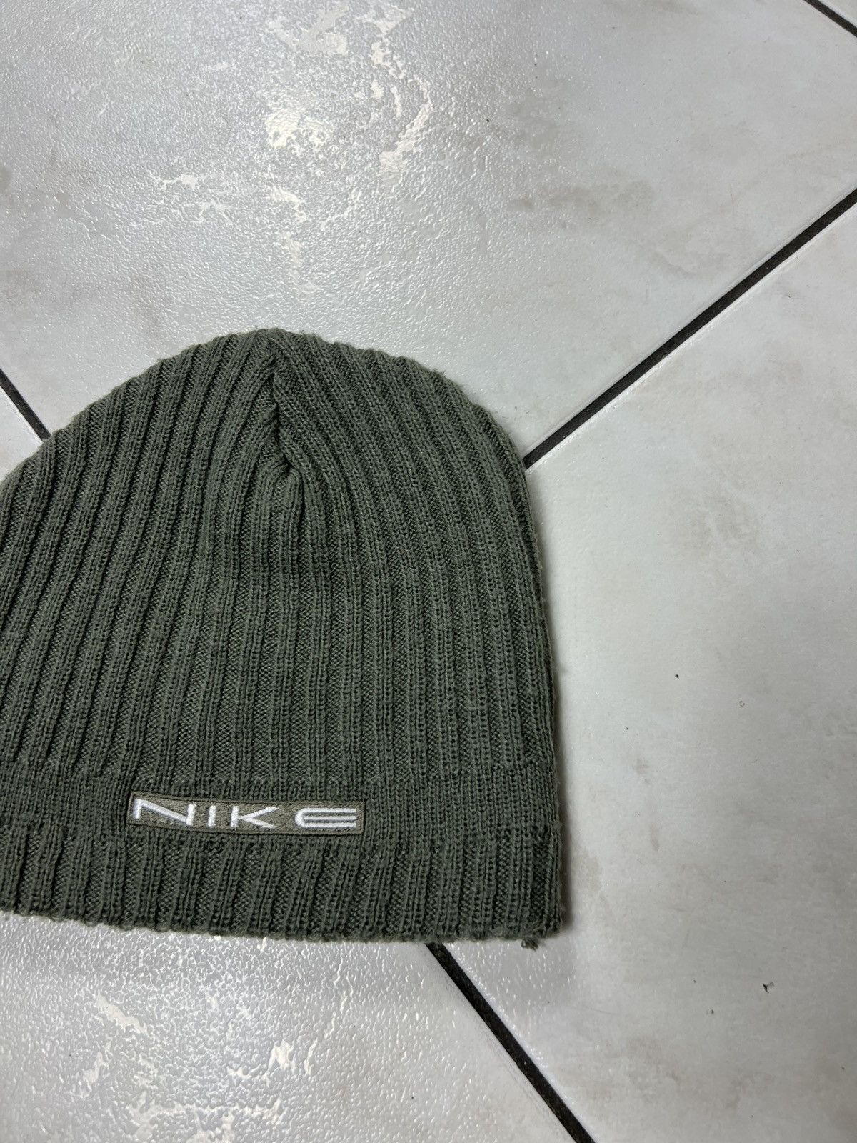 Nike Vintage Nike y2k knit beanie hat retro swoosh double sided Size ONE SIZE - 3 Thumbnail