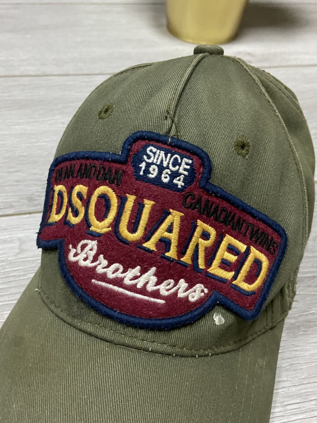 Dsquared2 × Vintage Dsquared2 Canada 🍁 Keep it real painted Italy cap Size ONE SIZE - 5 Thumbnail