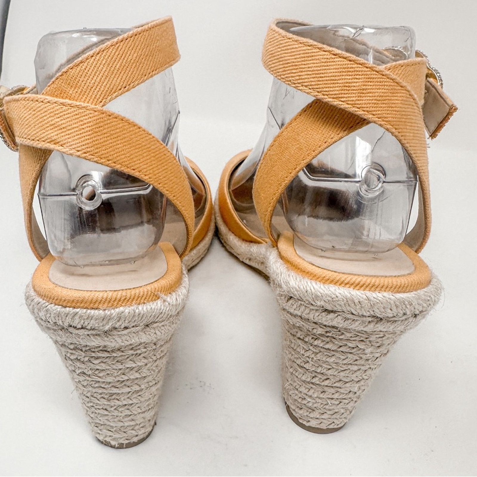 Stuart Weitzman Stuart Weitzman Mango Espadrille Wedge Sandal, NEW, Size 9 Size US 9 / IT 39 - 7 Thumbnail