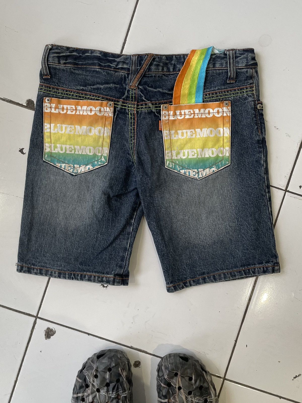 Blue Blue Japan Japanese Brand x Blue Moon Blue Japans Jorts Jeans Size US 33 - 2 Thumbnail