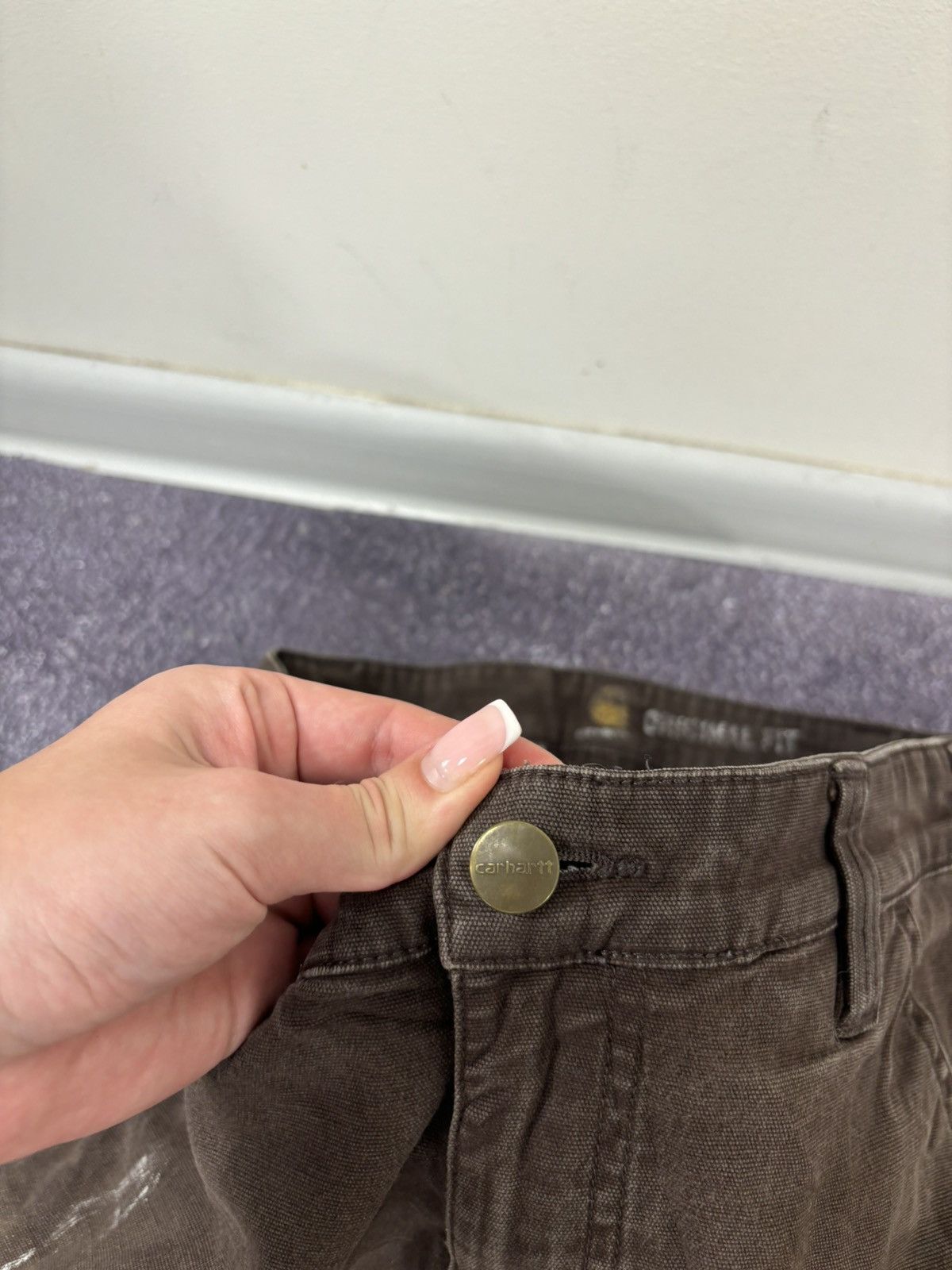 Carhartt Vintage Carhartt Workwear Y2K Brown Hype Carpenter Pants Size US 30 / EU 46 - 12 Thumbnail