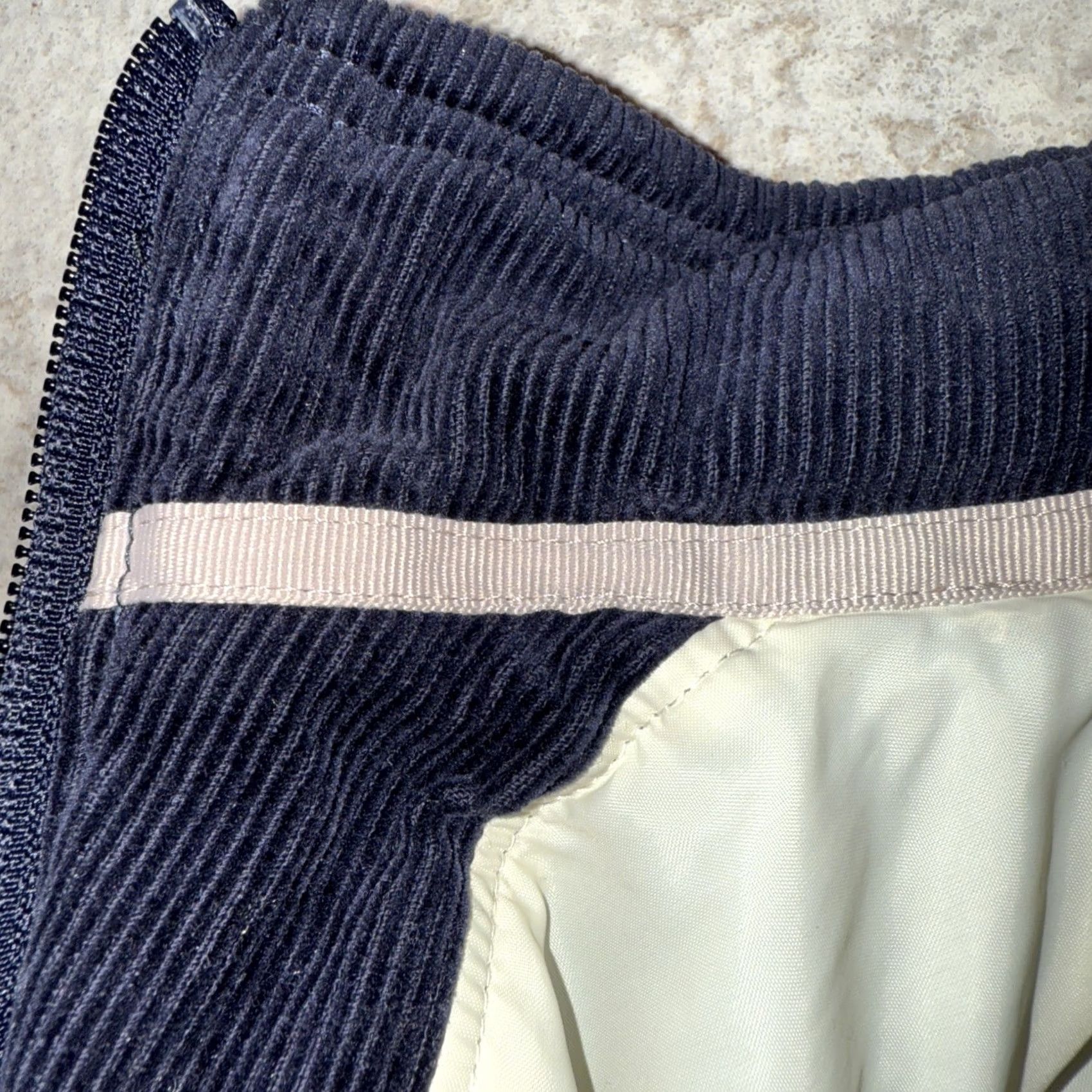 Vintage Woolrich Women's Small Blue Fleece Jacket Coat Corduroy Trim Snowflake Pattern, Blue, Jacket, Woolrich, Snowflake, Small, Womens, Winter Size S / US 4 / IT 40 - 5 Thumbnail