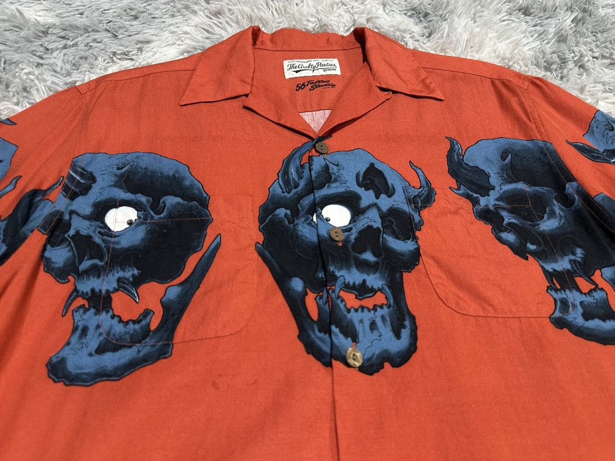 Wacko Maria 🔥Rare Wacko Maria x 56 Tattoo Studio Kabuki Shirt Size US L / EU 52-54 / 3 - 1 Thumbnail