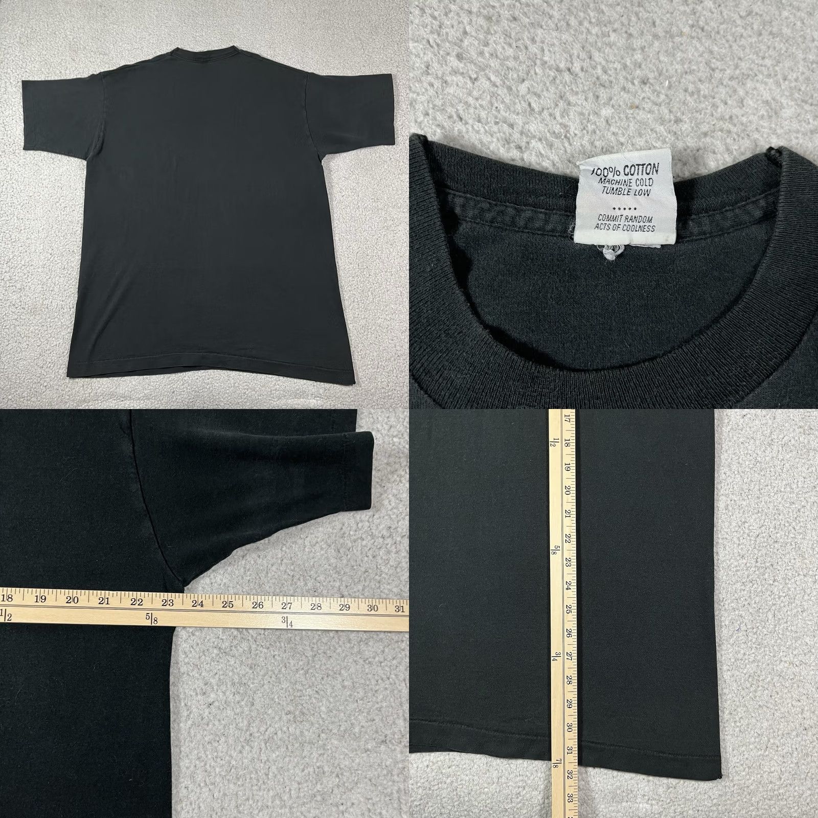 Vintage VINTAGE Zed Hed Shirt Mens XL Black IM A FREAK Funny Parody Comedy Skater Grunge 90s 80s USA Logo T-Shirt Mens XL Black Size US XL / EU 56 / 4 - 9 Thumbnail
