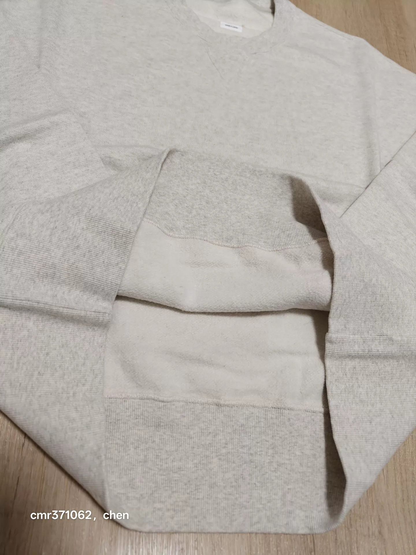 Visvim visvim 26SS Court Sweat L/S Cream Grey Size 5 Size US XXL / EU 58 / 5 - 6 Thumbnail
