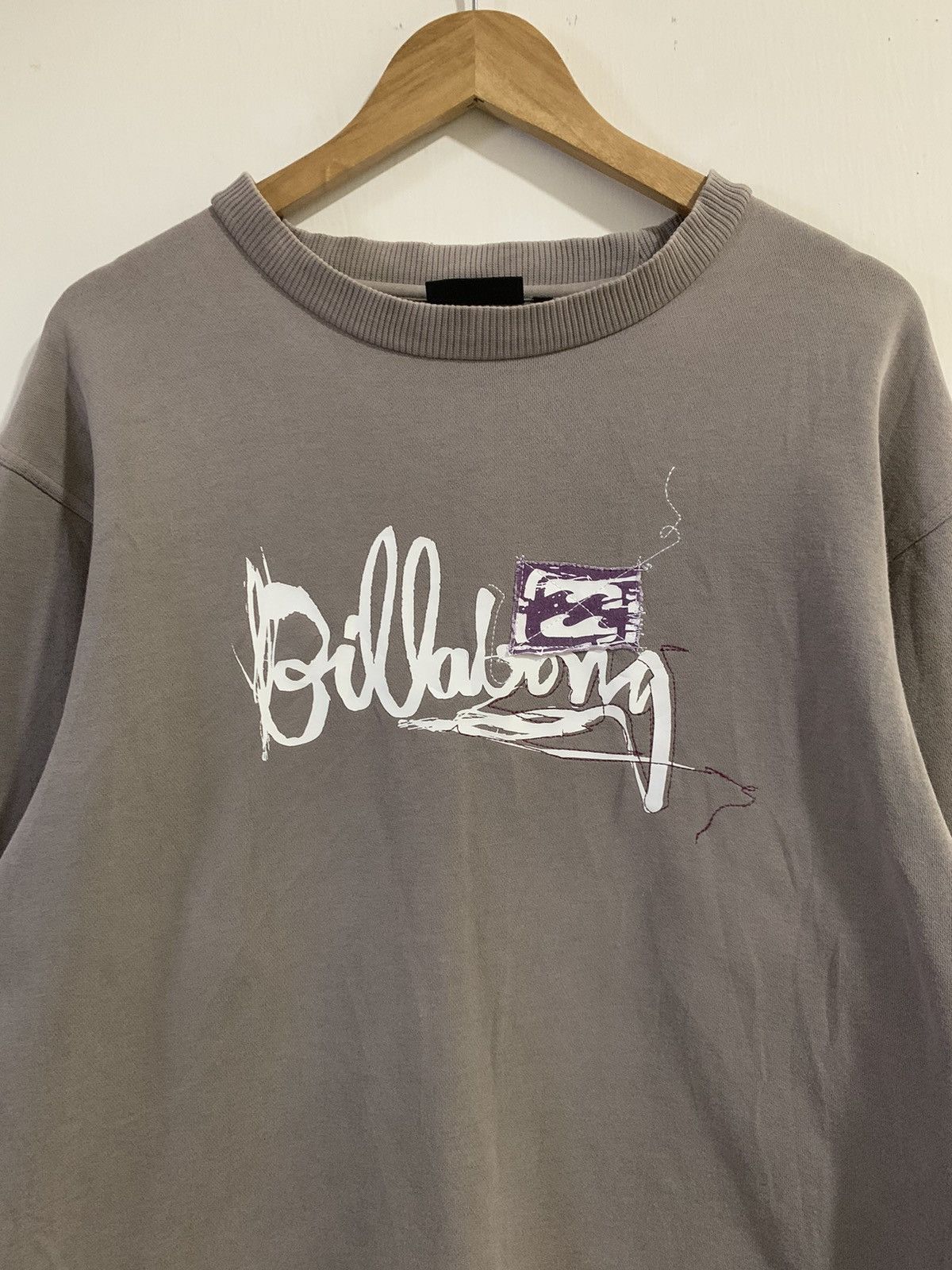 Billabong BILLABONG Vintage Sweatshirt Y2k Longsleeve Size US L / EU 52-54 / 3 - 2 Thumbnail