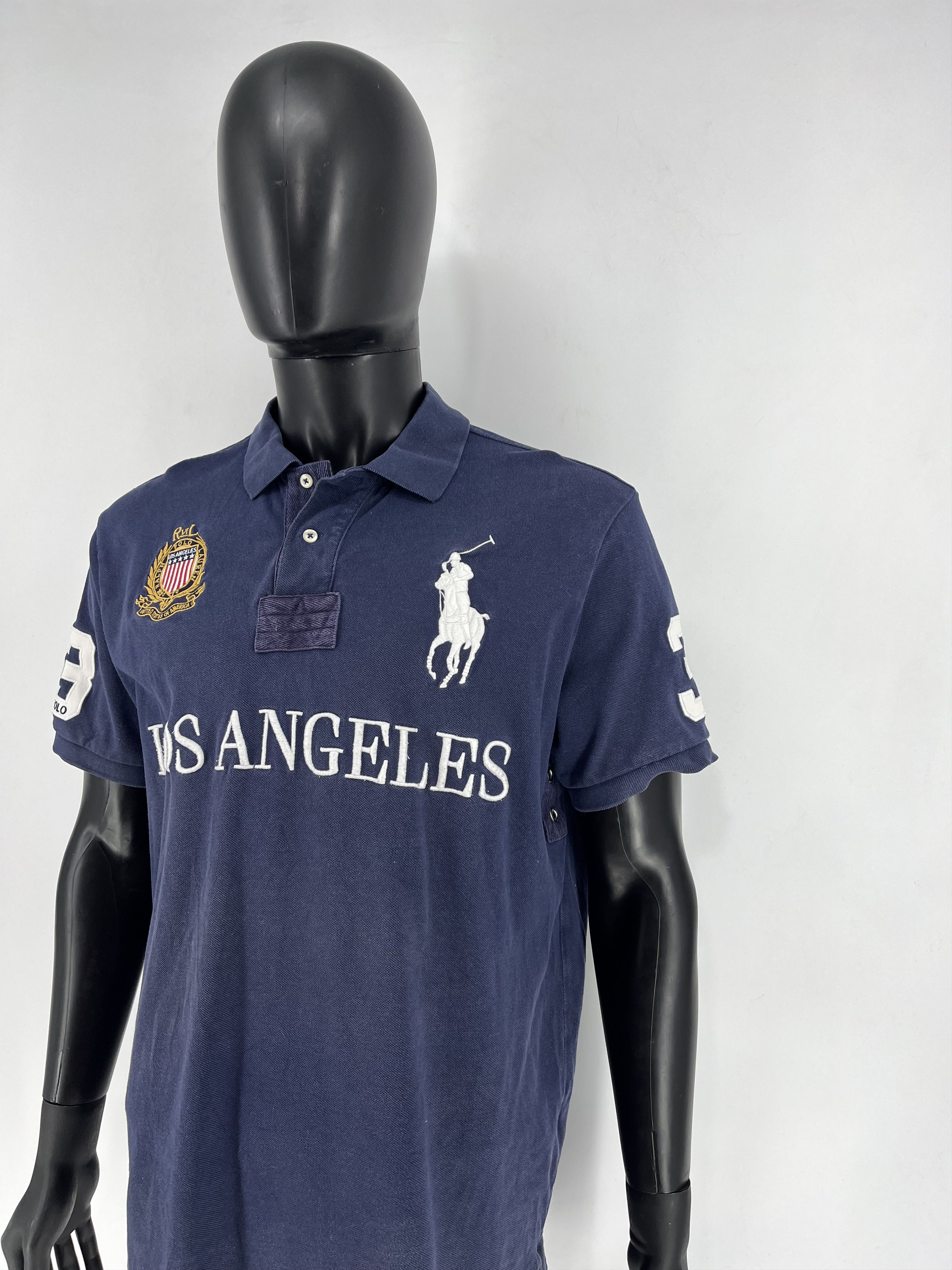 Polo Ralph Lauren × Ralph Lauren Vintag Polo Ralph Lauren Chief Keef Los Angeles Faded Tshirt Size US XL / EU 56 / 4 - 5 Thumbnail
