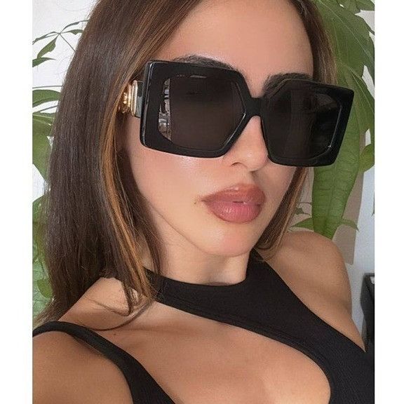 Versace Versace VE4478U 549961 Sunglasses Beige Square Frame, Brown Size ONE SIZE - 3 Thumbnail
