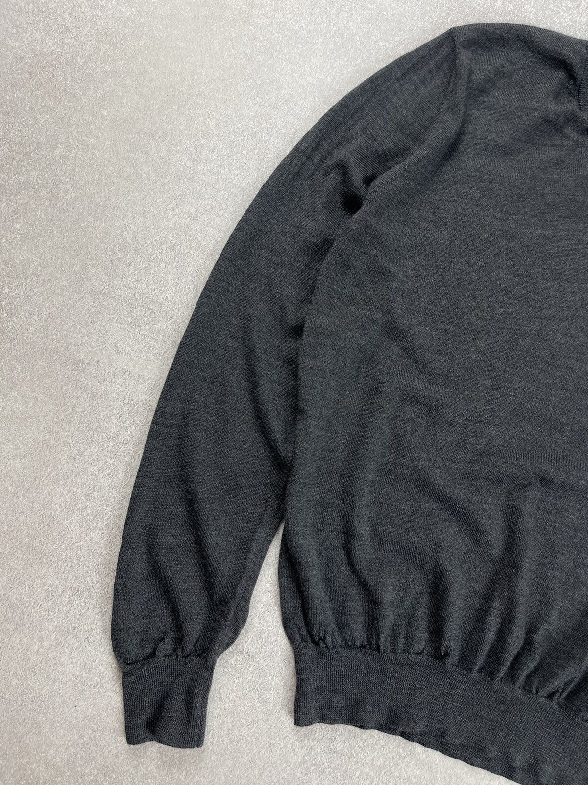 Gran Sasso Gran Sasso Wool Knit Sweater V-Neck Size 50 Size US M / EU 48-50 / 2 - 3 Thumbnail