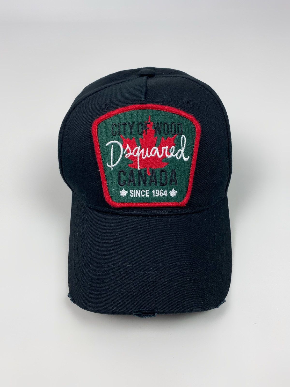 Dsquared2 Dsquared2 Black Maple Leaf “City Of Wood” Baseball Cap Size ONE SIZE - 2 Thumbnail