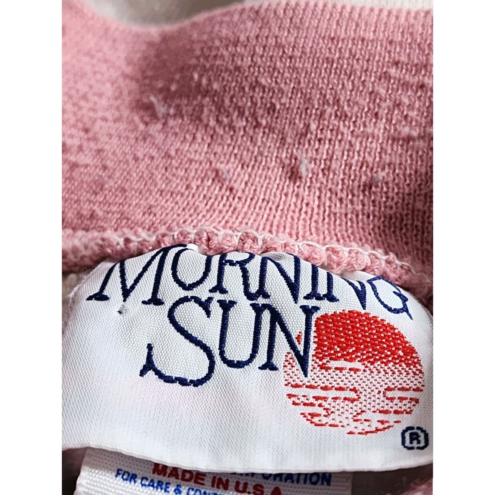 Vintage Vintage Morning Sun Sweatshirt L Women Mock Neck Pullover Floral Cotton Polyester White Fall Spring Summer Winter 90s Theme Size L / US 10 / IT 46 - 5 Thumbnail