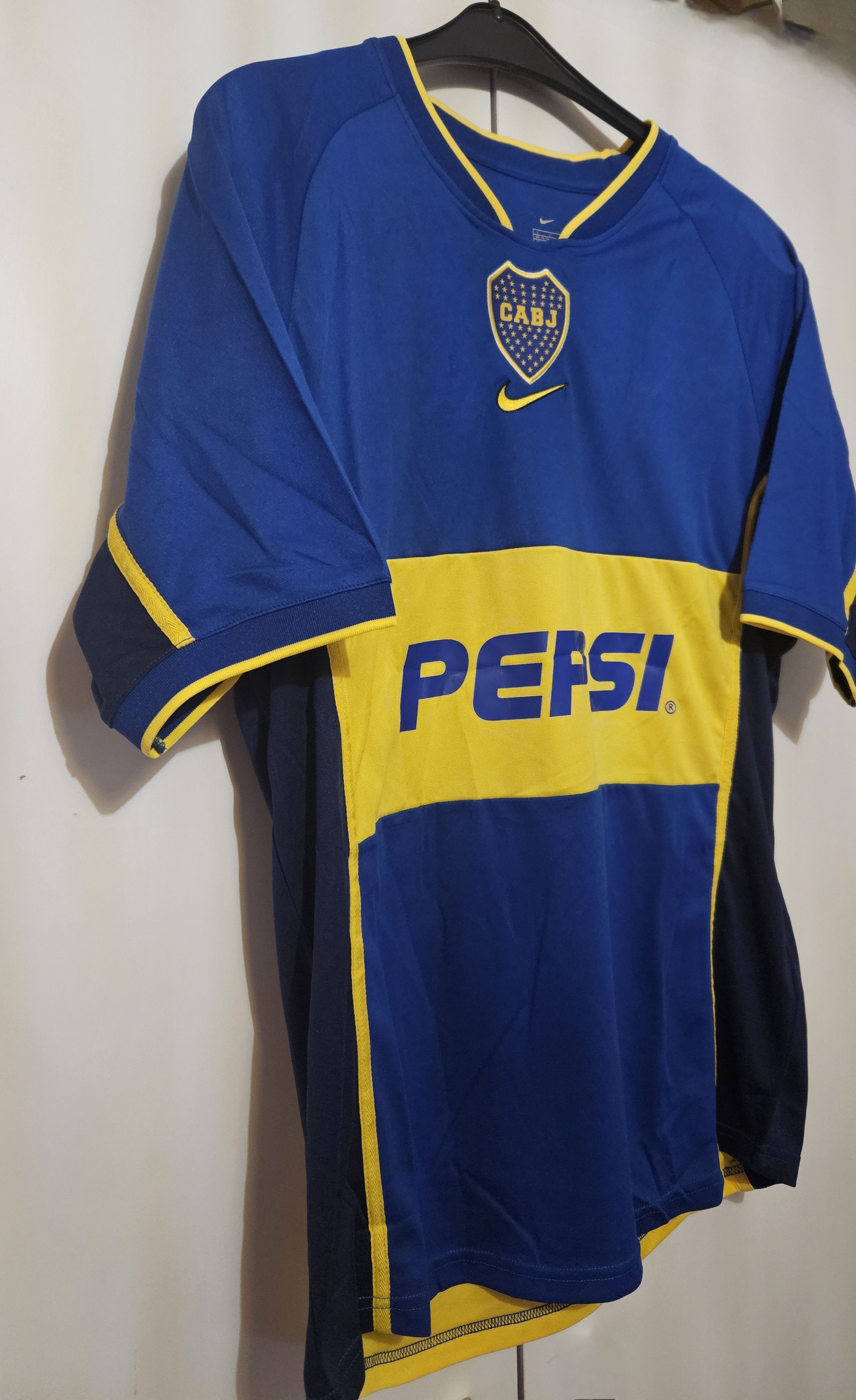 Other Tevez 9 Boca Juniors 2002/2003 Vintage Soccer Jersey trikot Size US L / EU 52-54 / 3 - 6 Thumbnail
