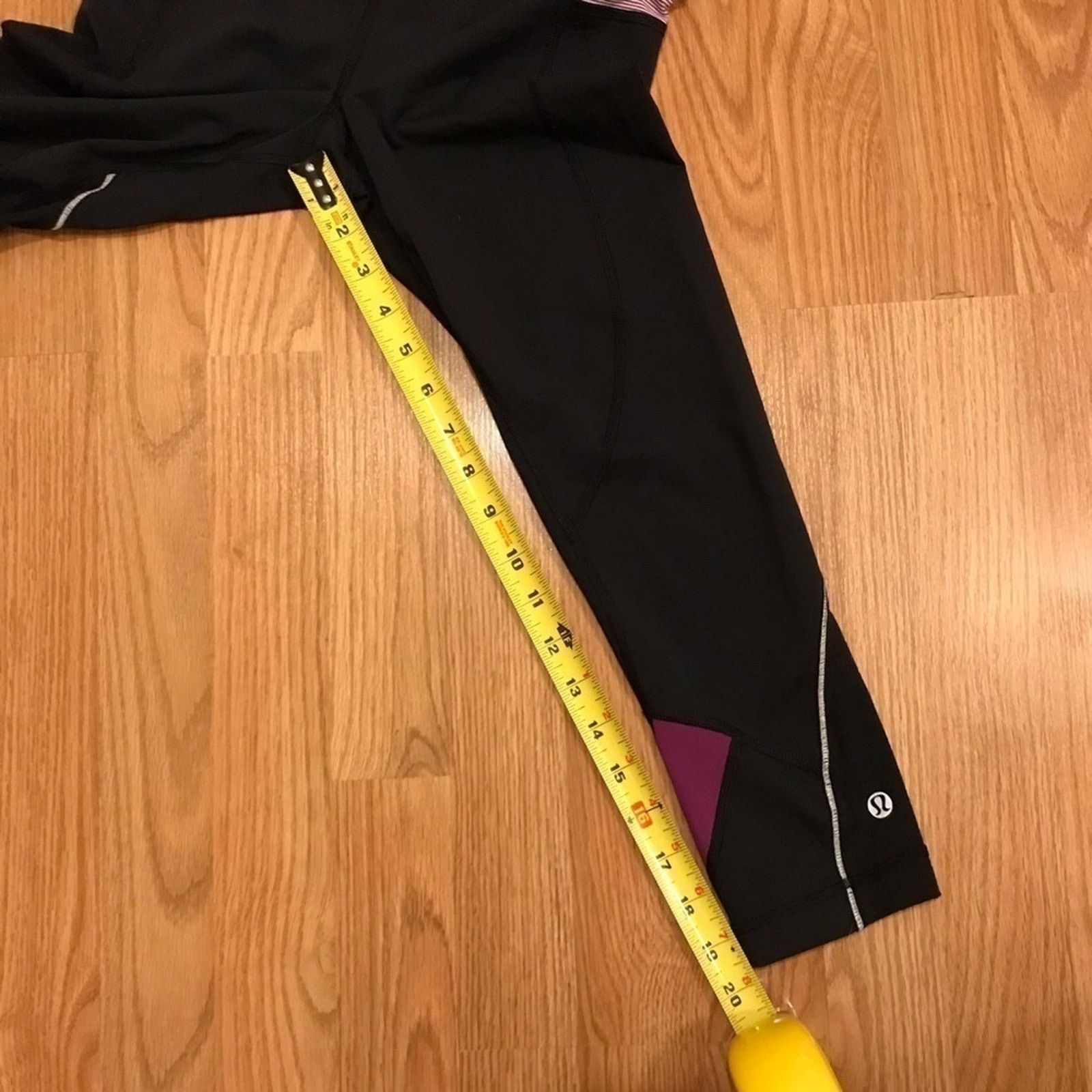 Lululemon LULULEMON RUN EMPOWER CROP PANTS BLACK Leggings Size 27" / US 4 / IT 40 - 8 Thumbnail