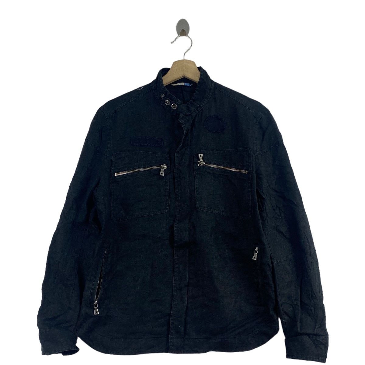 Japanese Brand BUONA GIORNATA Japanese Brand Black Denim Jeans Jacket Size US M / EU 48-50 / 2 - 1 Thumbnail
