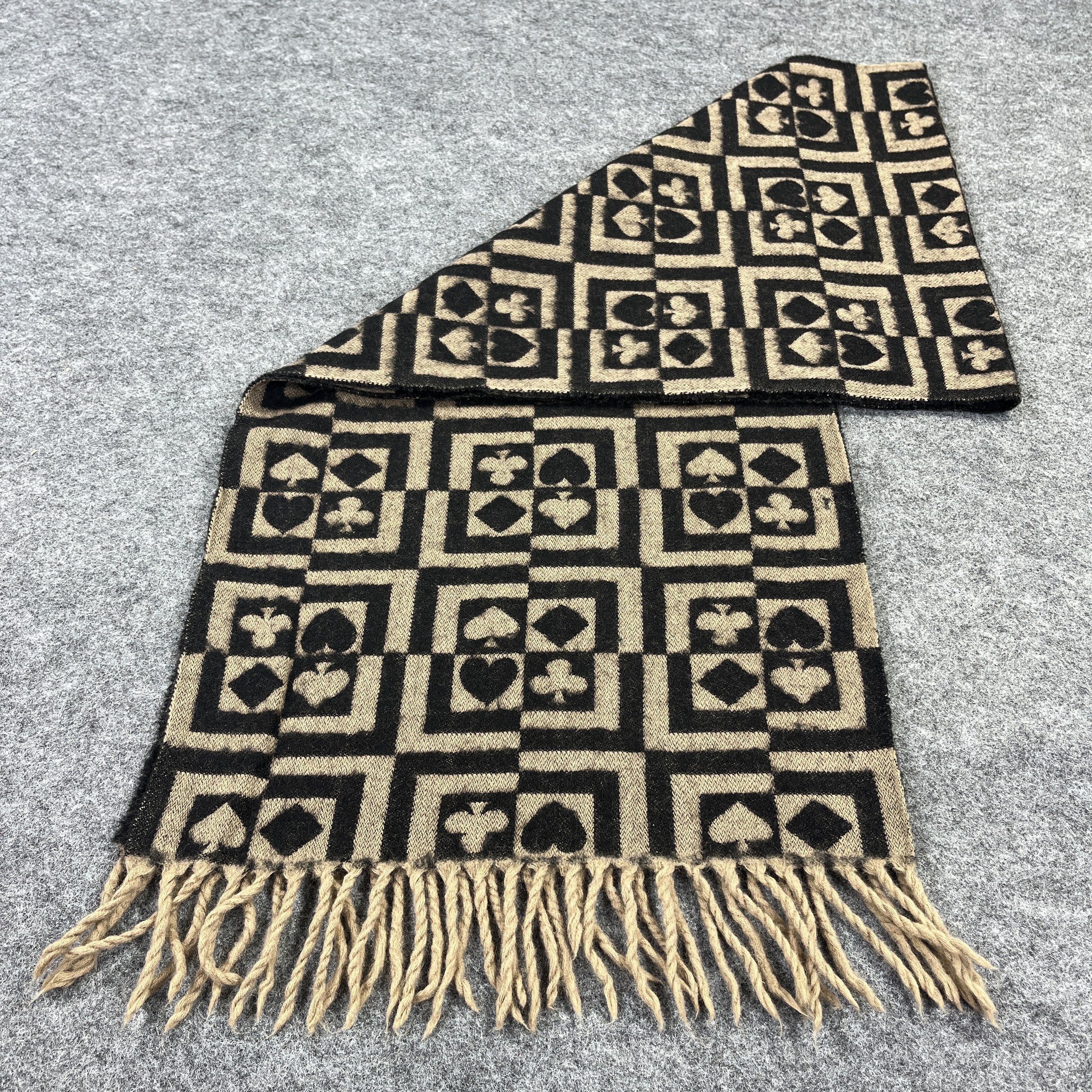 Vintage Poker Scarf / Muffler / Neckwear T943 Size ONE SIZE - 4 Thumbnail