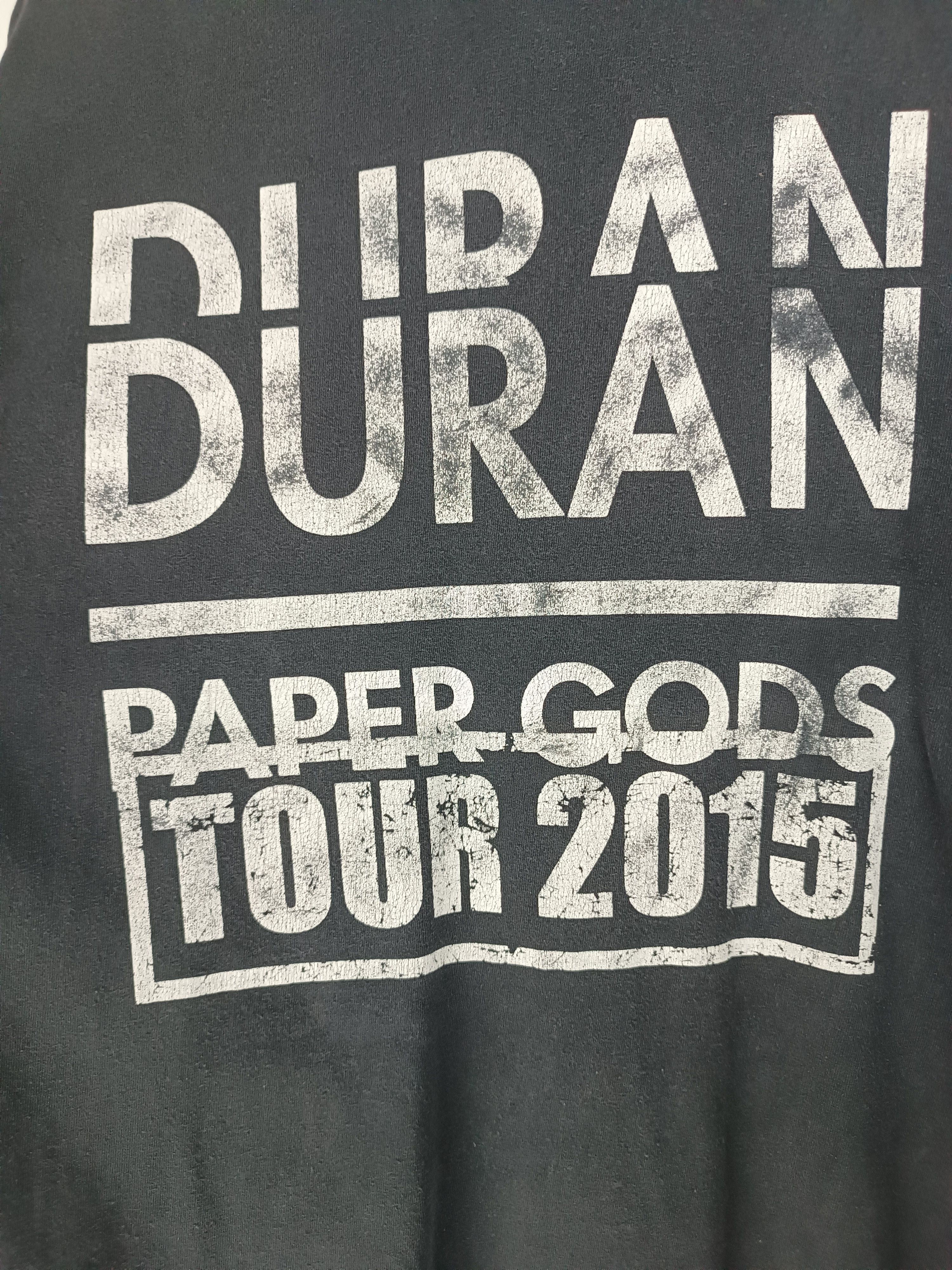 Band Tees THRASHED FADED VINTAGE 2015 DURAN DURAN TOUR DEPECHE CURE U2 Size US L / EU 52-54 / 3 - 8 Thumbnail