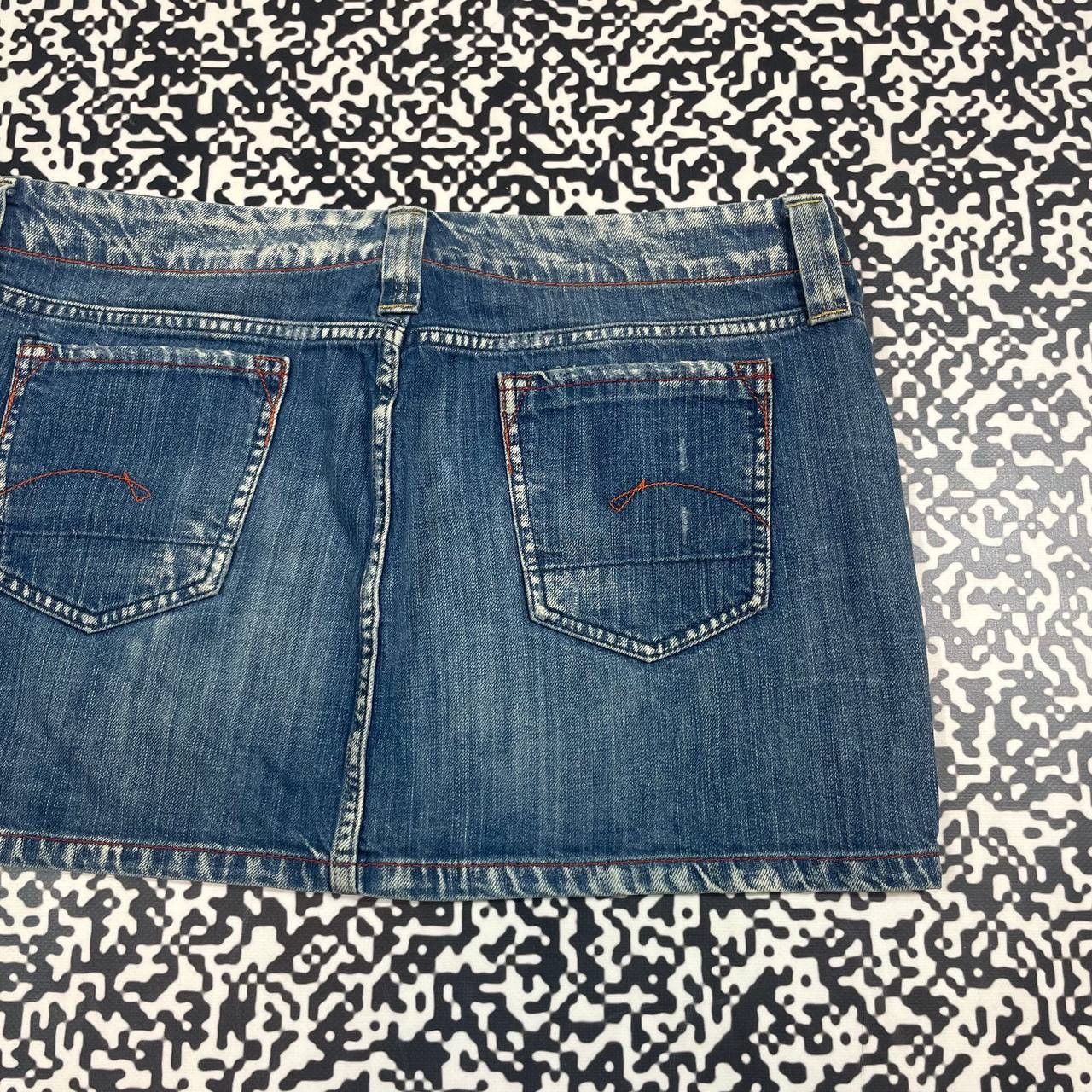 G-Star Vintage Y2K G Star Retro Casual Denim Mini Skirt Size 28" / US 6 / IT 42 - 12 Thumbnail