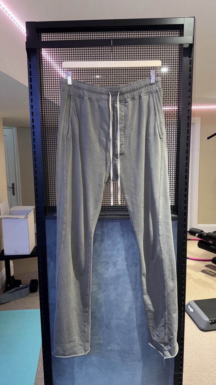 Rick Owens Drkshdw Rick Owens Berlin Sweatpants Hustler Blue Size Xs Size US 30 / EU 46 - 1 Thumbnail