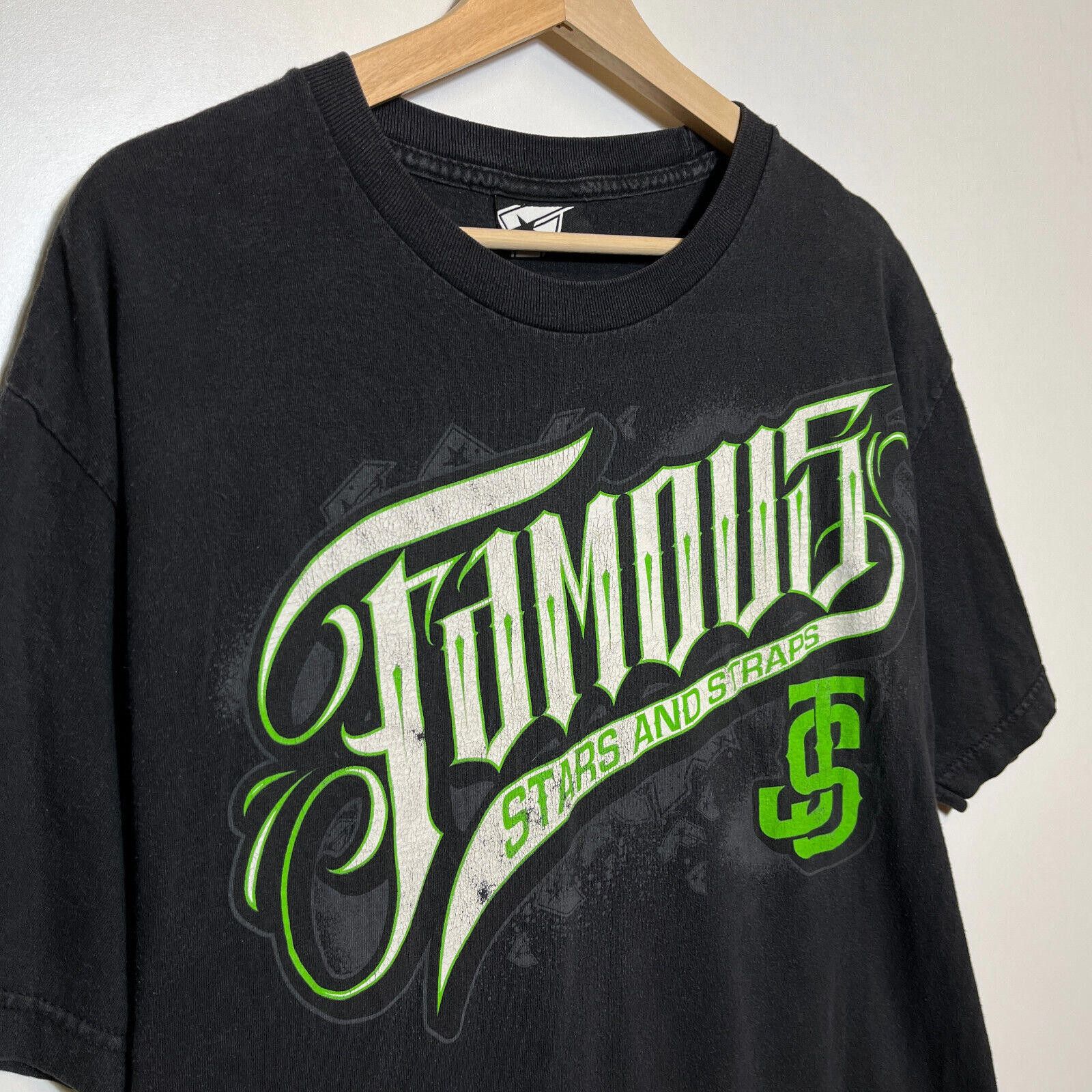 Famous Stars And Straps × Vintage Vintage Y2K Famous Stars & Straps Motocross T-shirt L Size US L / EU 52-54 / 3 - 5 Thumbnail