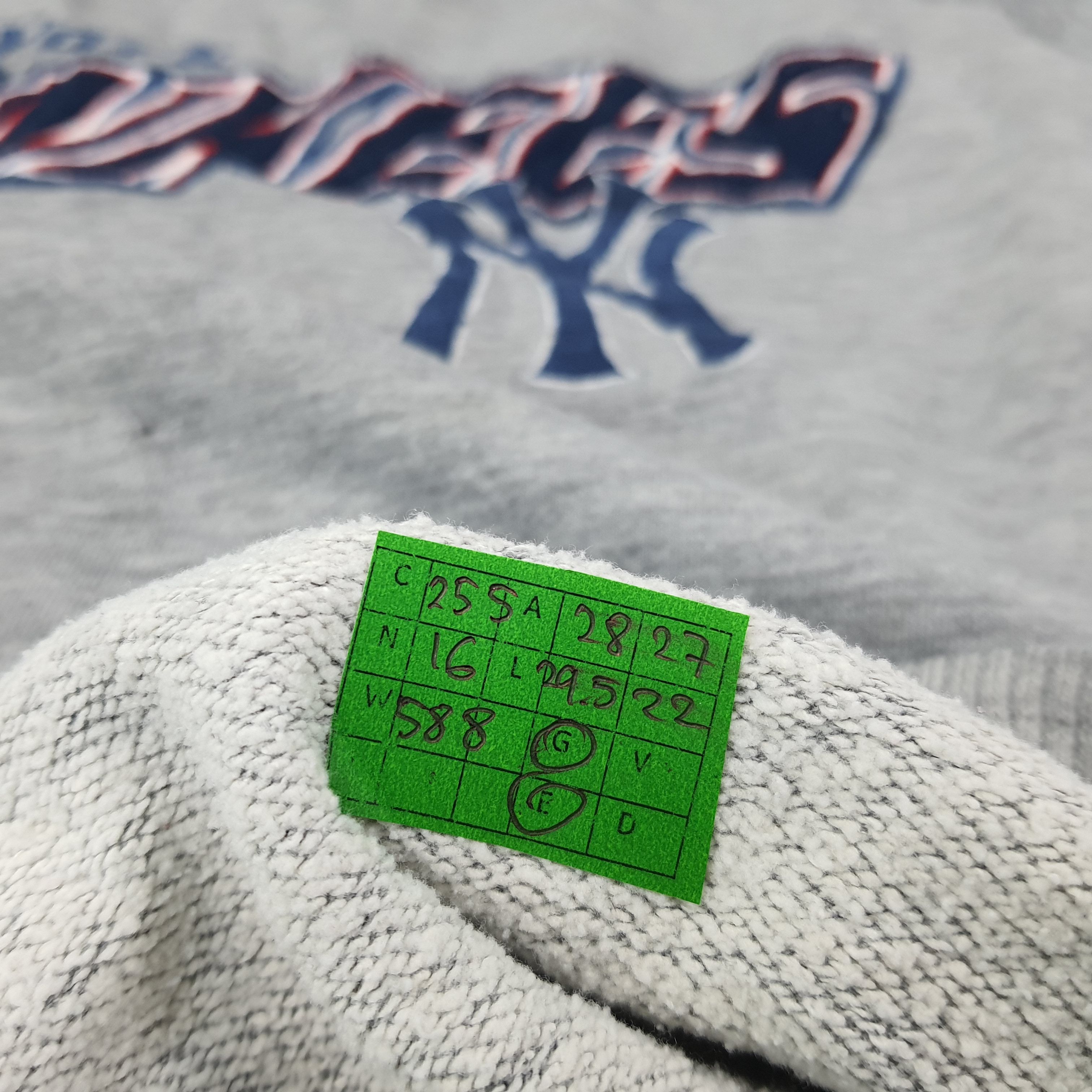 New York Yankees Vintage Lee New York Yankees MLB Baseball Sweatshirt C255N16 Size US XXL / EU 58 / 5 - 9 Thumbnail