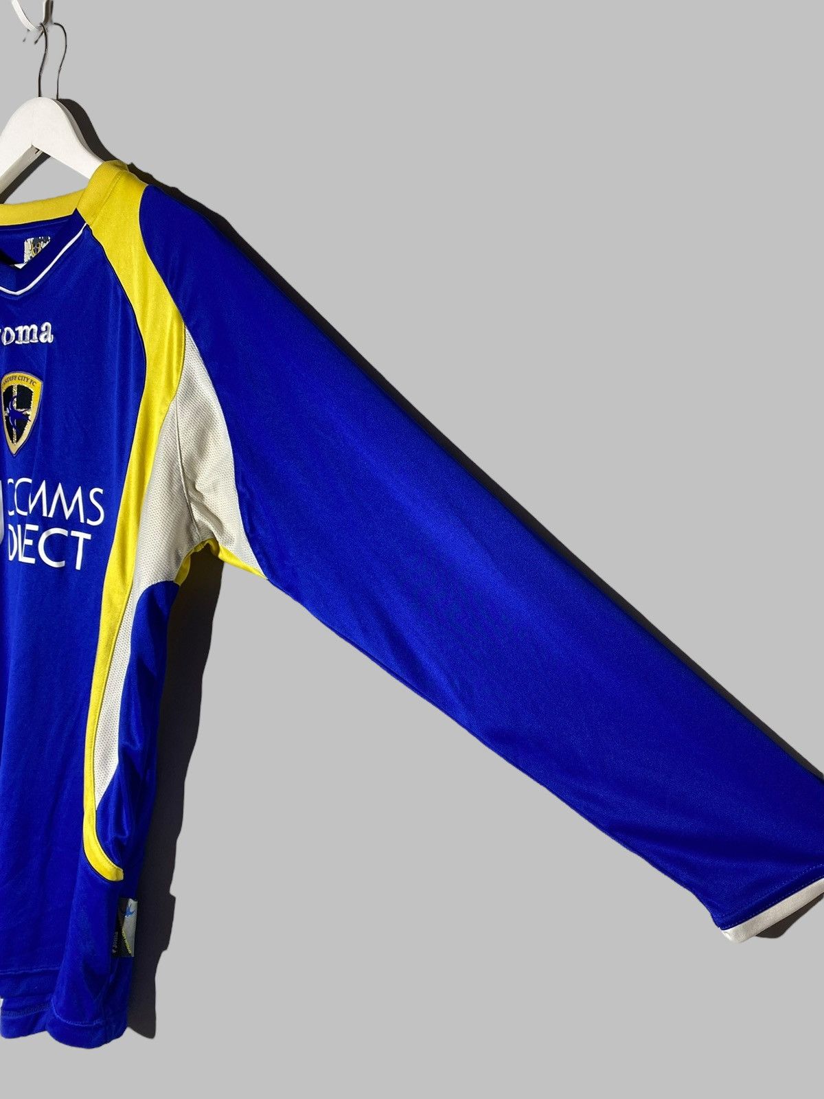 Joma 🔥 VINTAGE 00s JOMA CARDIFF CITY LONG SLEEVE SOCCER JERSEY 🔥 Size US M / EU 48-50 / 2 - 12 Thumbnail