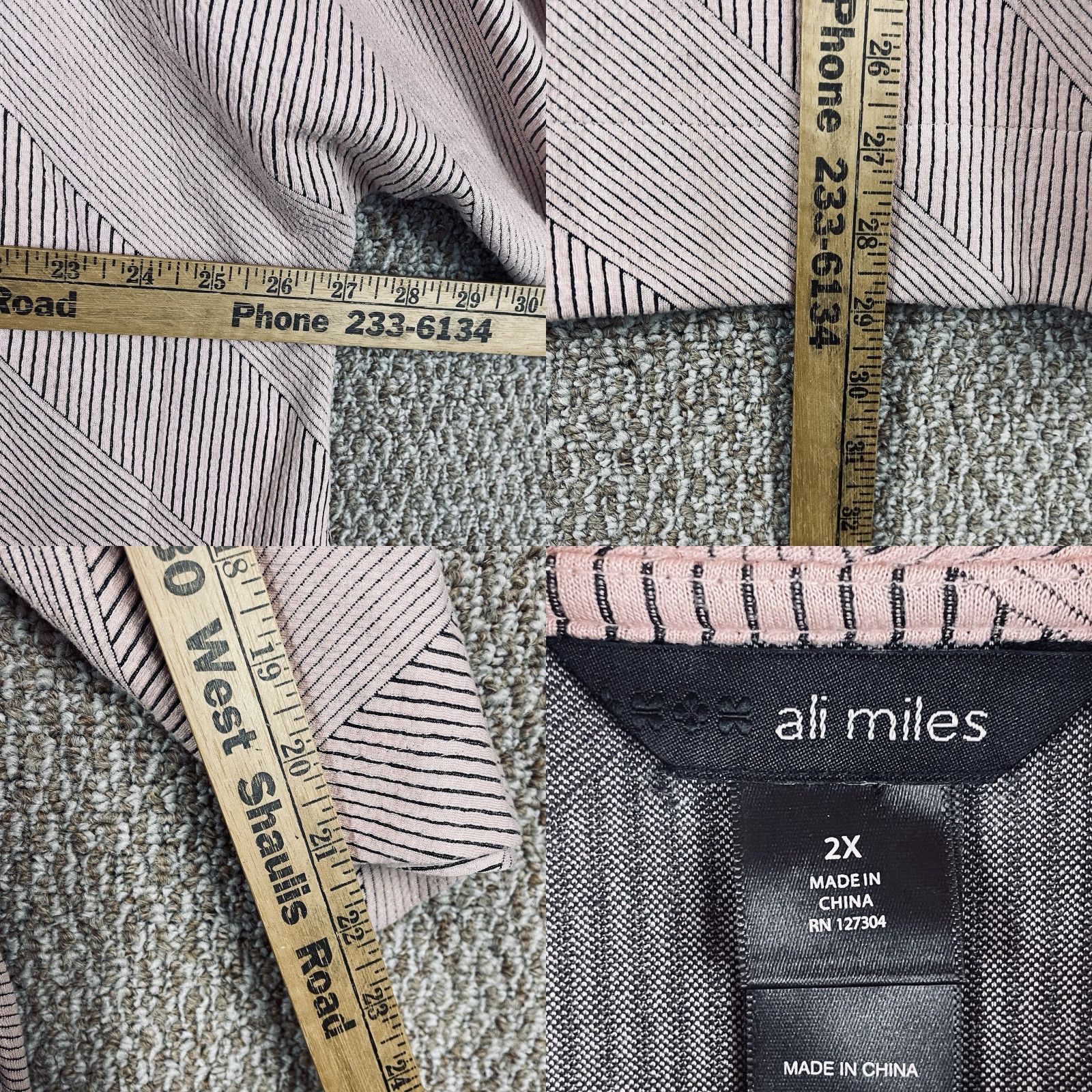 Vintage Ali Miles Tunic Sweater Women 2X Dusty Pink Cowl Neck Bohemian Quiet Luxury Pullover Long Sleeve Plus Size Womens Size XXL / US 16-18 / IT 52-54 - 8 Thumbnail