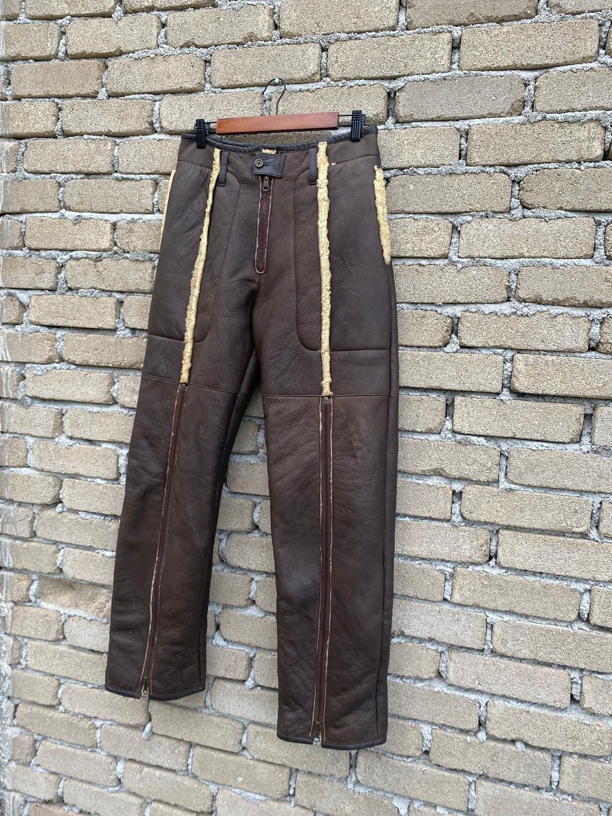 Yoshiyuki Konishi Yoshiyuki Konishi B3 Sheepskin Shearling Leather Pant 29-30 Size US 30 / EU 46 - 5 Thumbnail