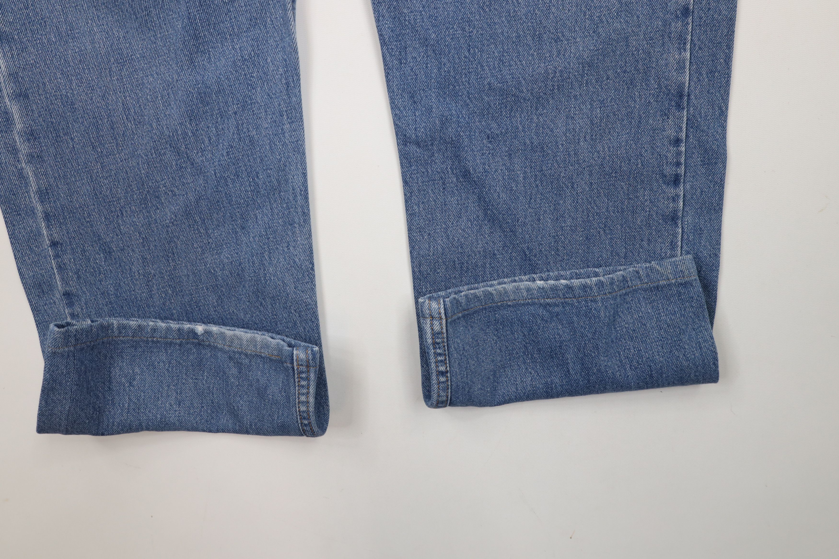 Levi's × Vintage Vintage 90s Levis 505 Regular Fit Denim Jeans Blue USA Size US 36 / EU 52 - 5 Thumbnail