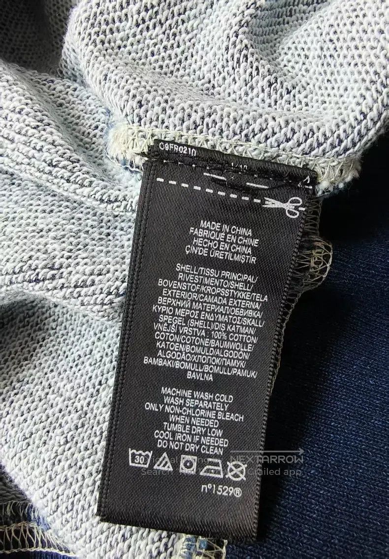 RRL Ralph Lauren RRL Ralph Lauren Indigo fleece crewneck sweatshirt Size US S / EU 44-46 / 1 - 4 Thumbnail