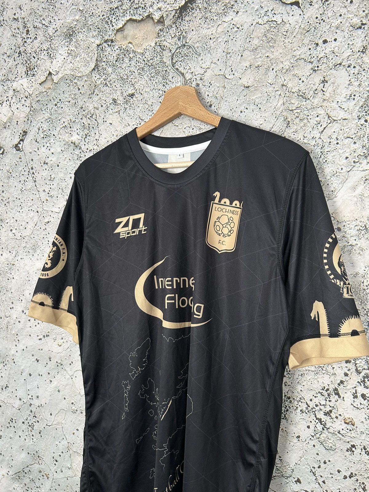 Vintage Lochness Vintage Soccer Jersey Football Retro Sport Size US L / EU 52-54 / 3 - 2 Thumbnail