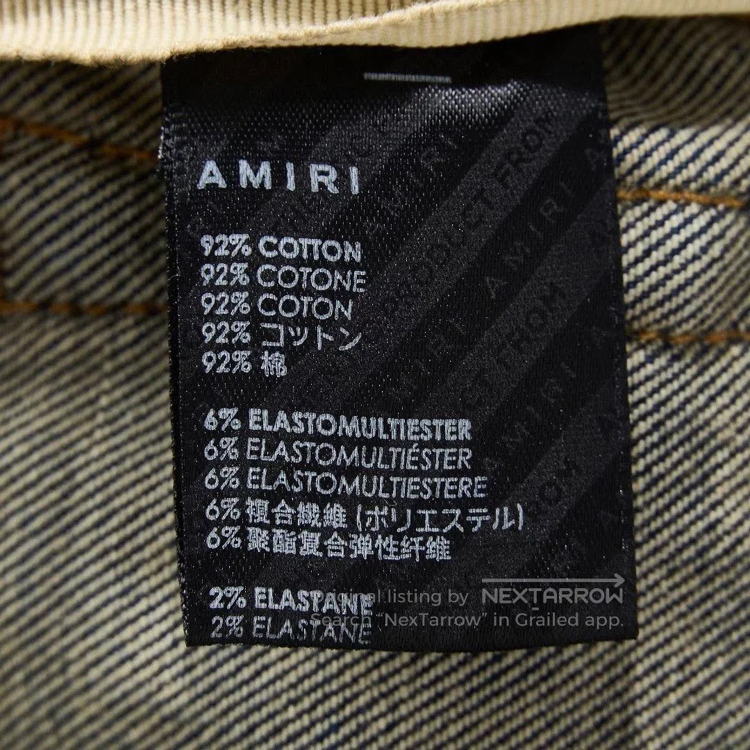 Amiri Amiri Men's Washed Distressed Jeans. Size US 30 / EU 46 - 8 Thumbnail