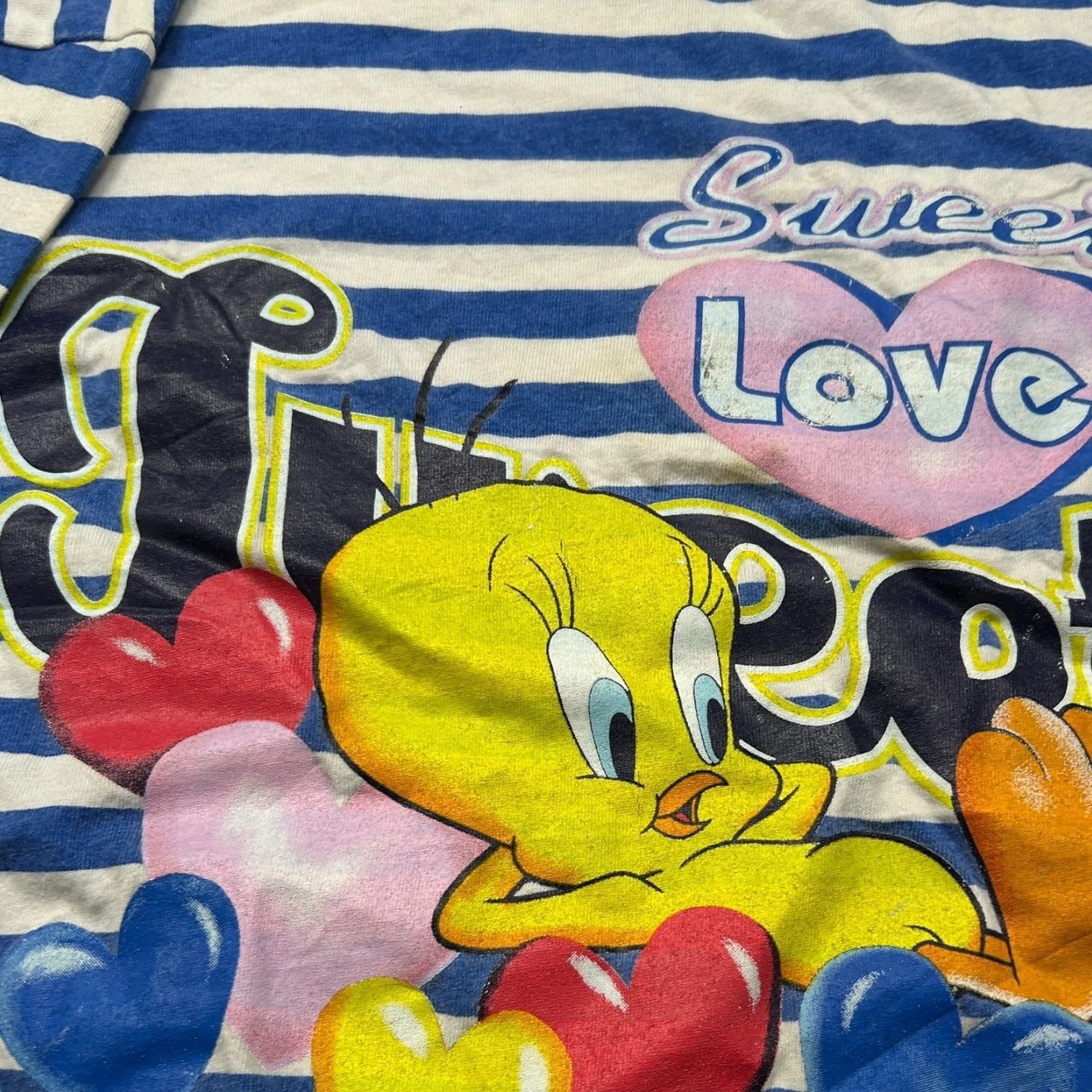 Vintage Vintage 90s Looney Tunes Tweetie Pie Single Stitch T Shirt Size US M / EU 48-50 / 2 - 4 Thumbnail