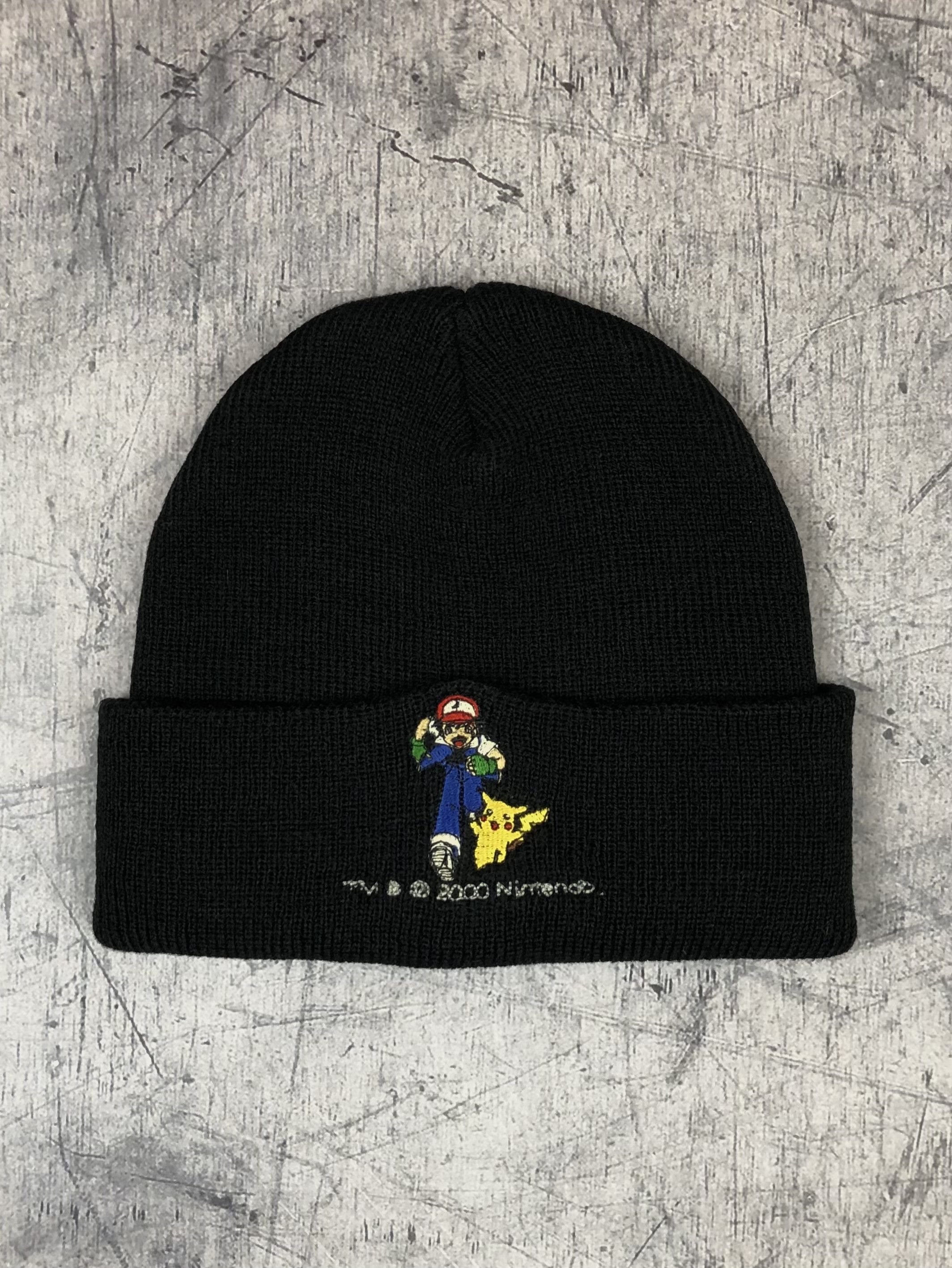 Anime Vintage 2000 Pokemon Hat Nintendo Ash Pikachu Size ONE SIZE - 1 Thumbnail