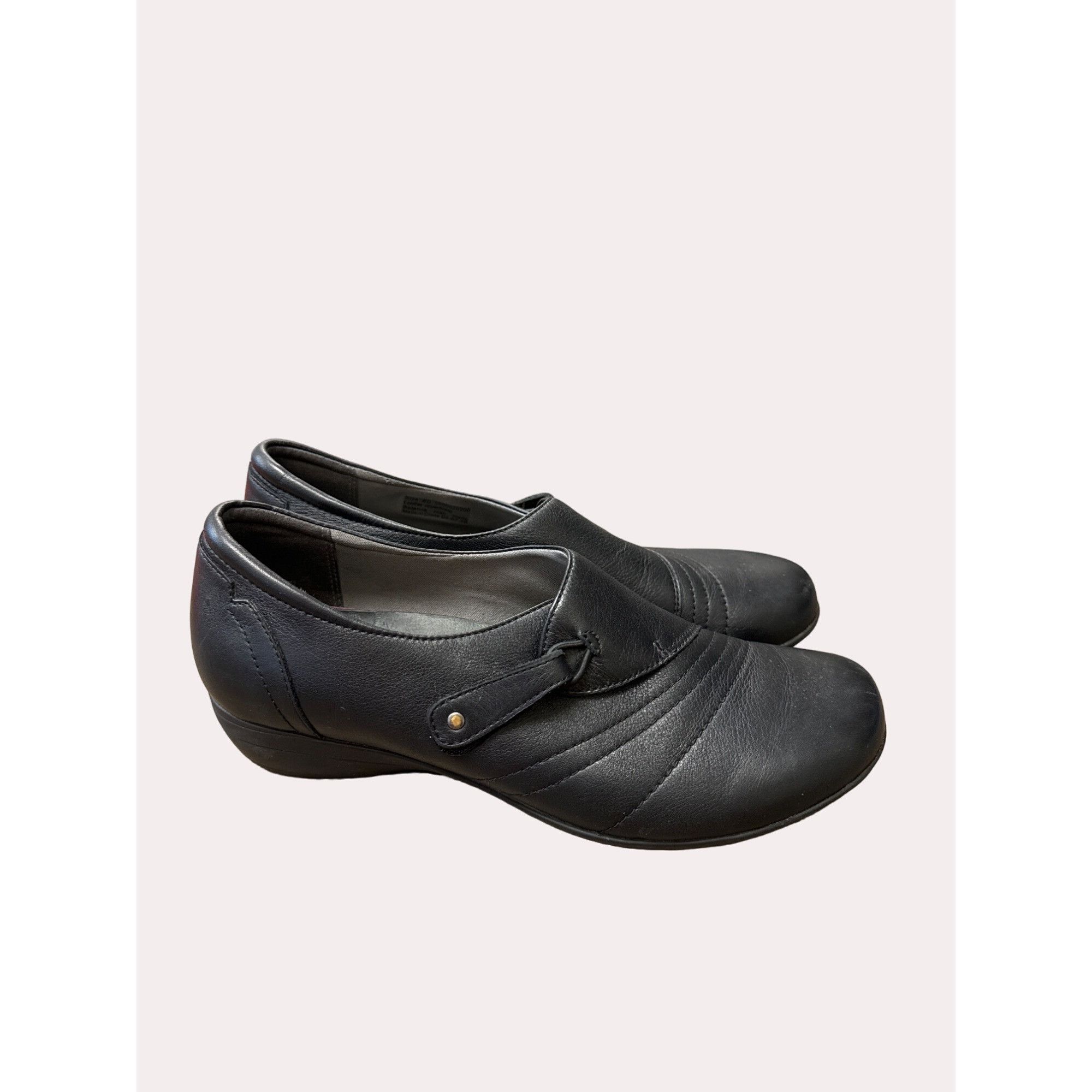 Dansko DANSKO women’s black leather slip on shoe size 8.5 SKU 6180 Size US 8.5 / IT 38.5 - 3 Thumbnail