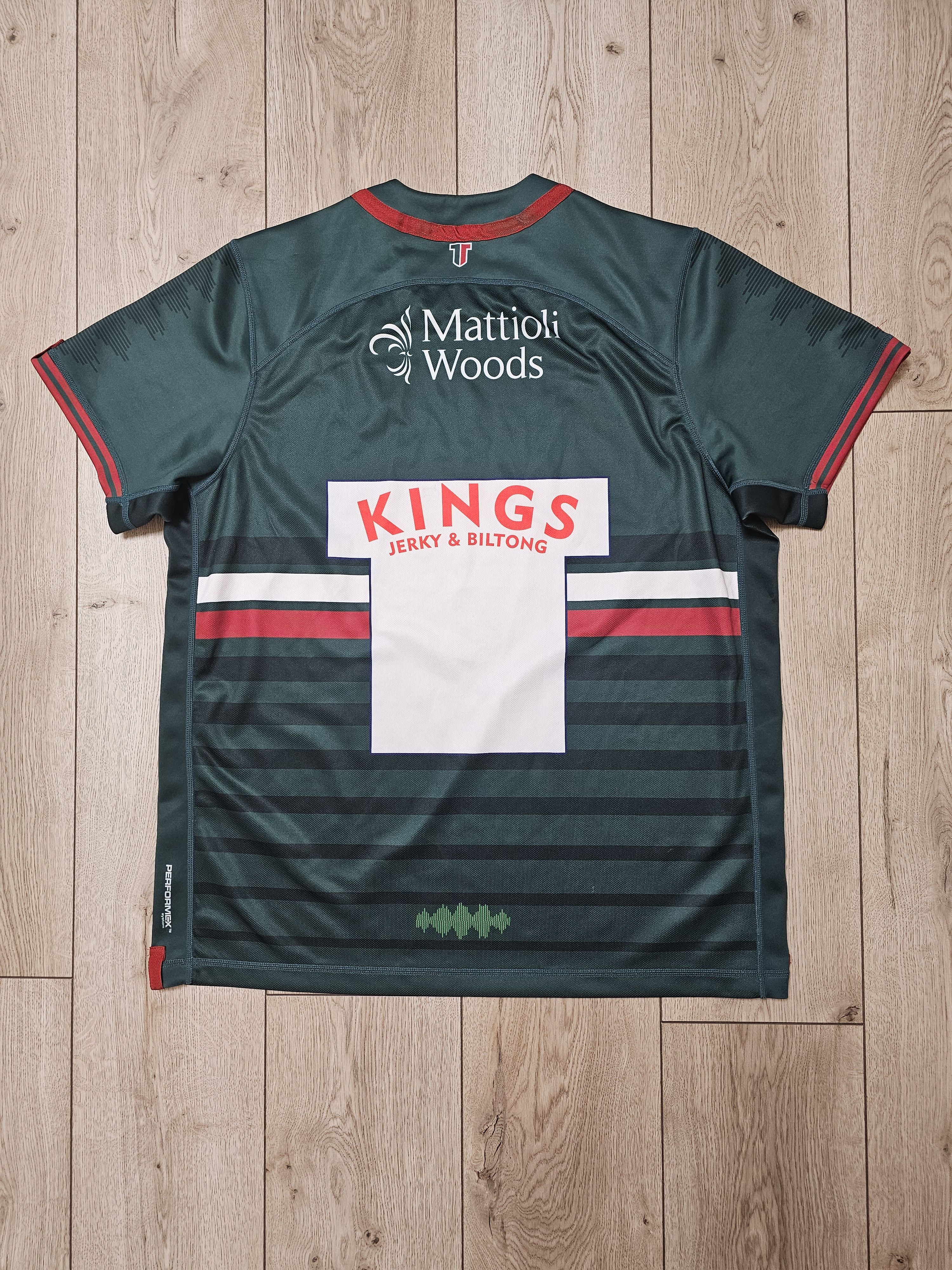 Other LEICESTER TIGERS RUGBY JERSEY ENGLAND RUGBY UNION JERSEY 3XL Size US XXL / EU 58 / 5 - 2 Thumbnail