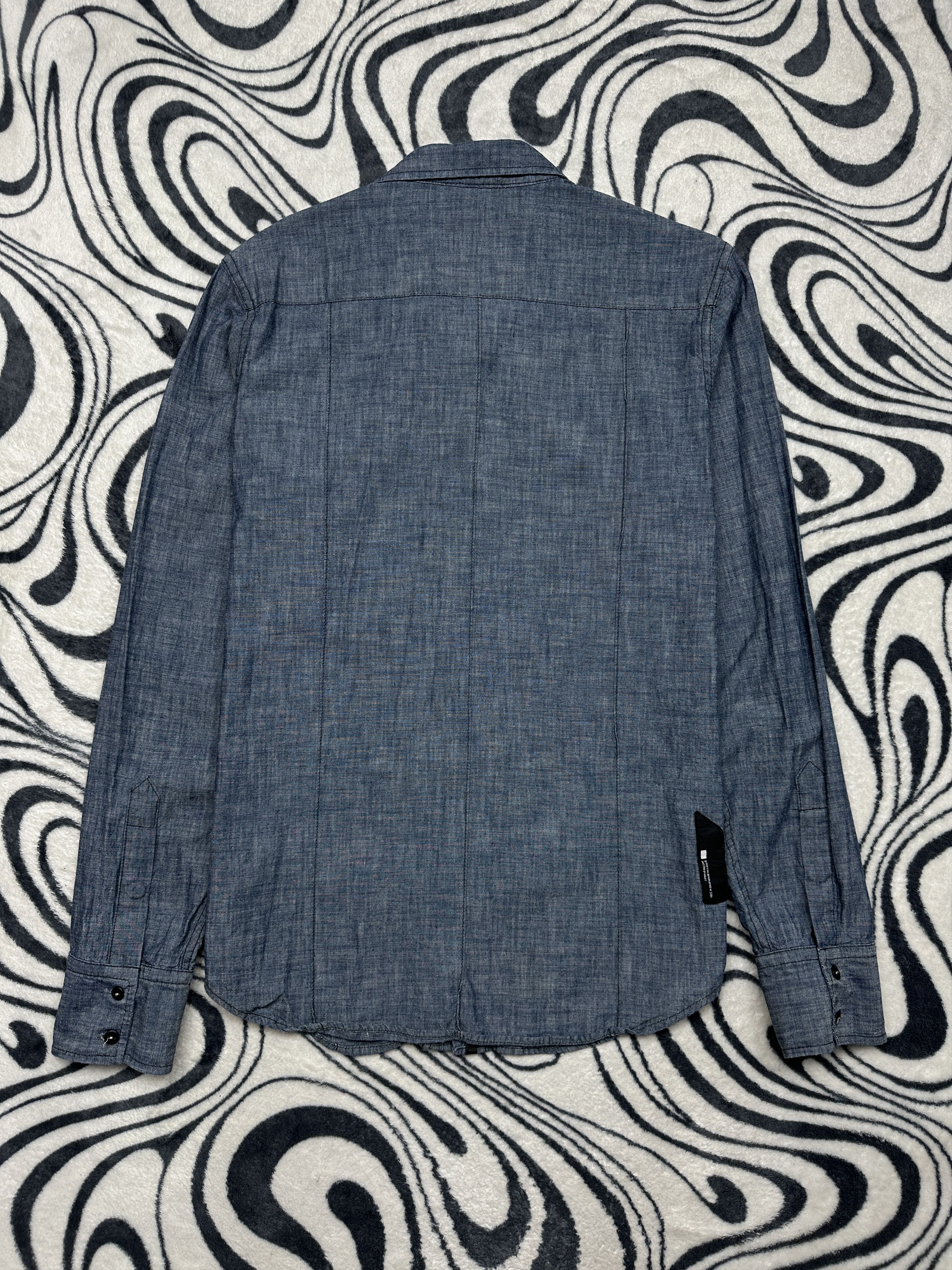 G-Star G Star Raw Mens Gould Chambray Denim Overshirt Shirt Size US L / EU 52-54 / 3 - 7 Thumbnail