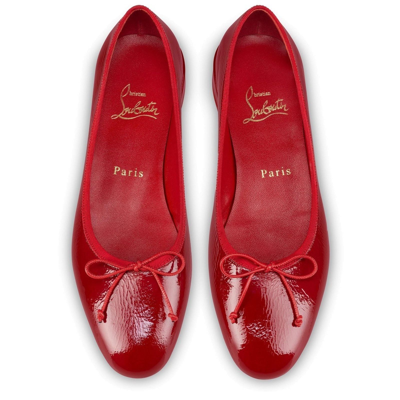 Christian Louboutin Christian Louboutin Sweetie Jane Flat Loubi Red Patent Vog Size US 12 / IT 42 - 7 Thumbnail