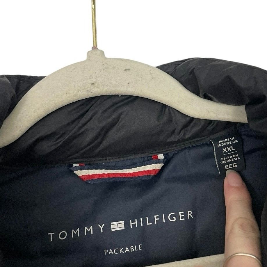 Tommy Hilfiger Tommy Hilfiger Mens Black Packable Zip Up Puffer Jacket Size US XXL / EU 58 / 5 - 8 Thumbnail