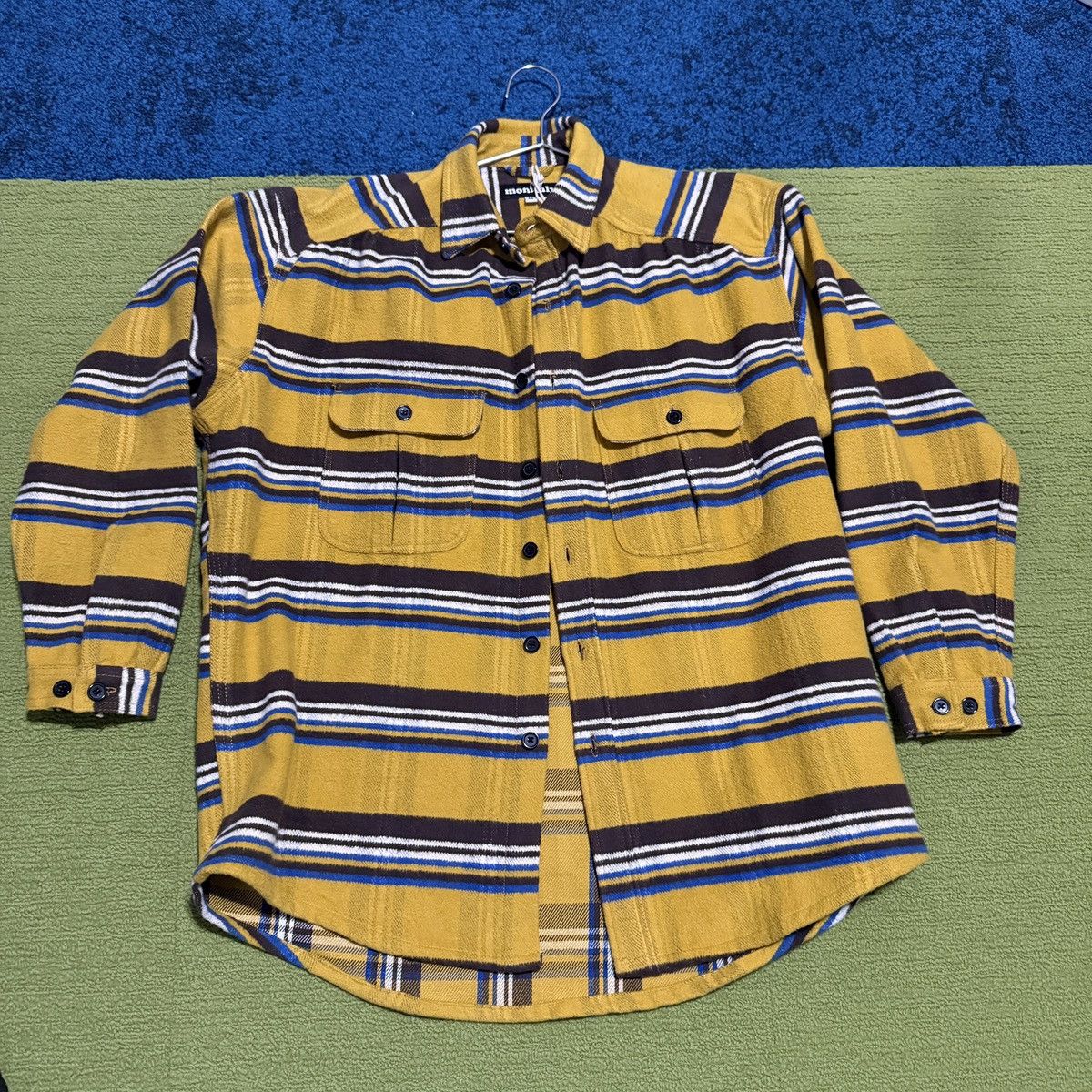 Monitaly Giorgio Work Shirt Yellow cotton Flannel size M Size US M / EU 48-50 / 2 - 2 Thumbnail
