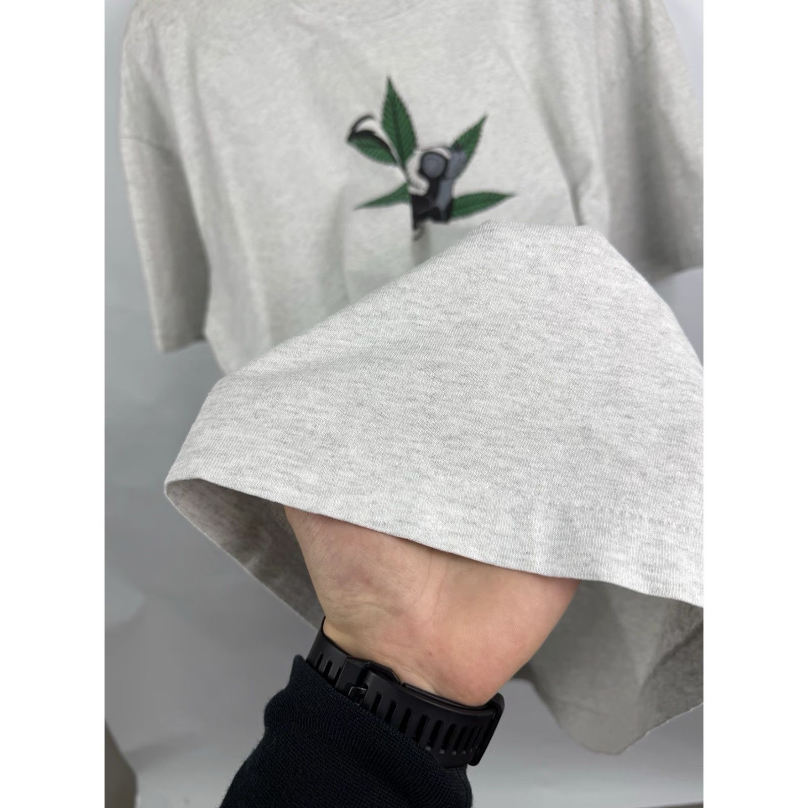 Fruit Of The Loom VINTAGE 90s Indica Skunk Weed 420 Marijuana Cannabis T-Shirt Mens XL Gray Fruit of the Loom Shirt Size US XL / EU 56 / 4 - 7 Thumbnail