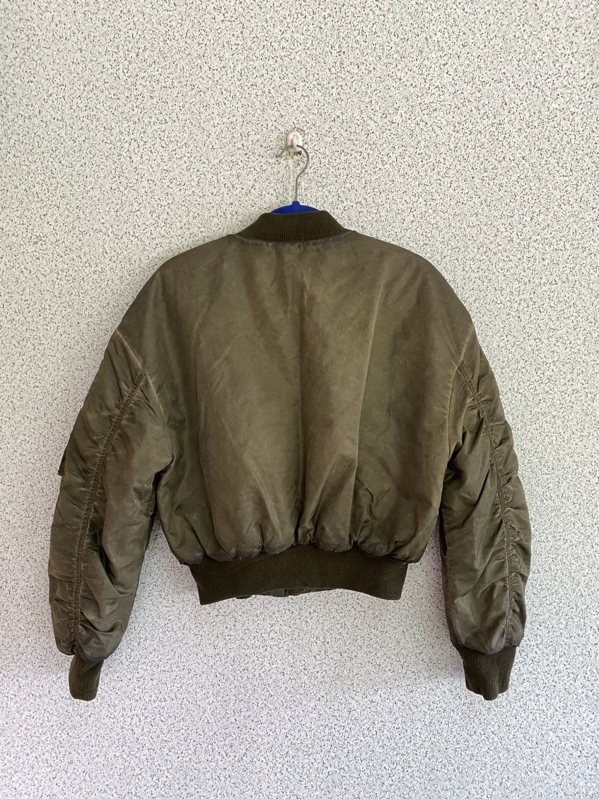 Zara ZARA Basic Military Bomber Jacket Alpha Croptop for Women Size M / US 6-8 / IT 42-44 - 15 Thumbnail