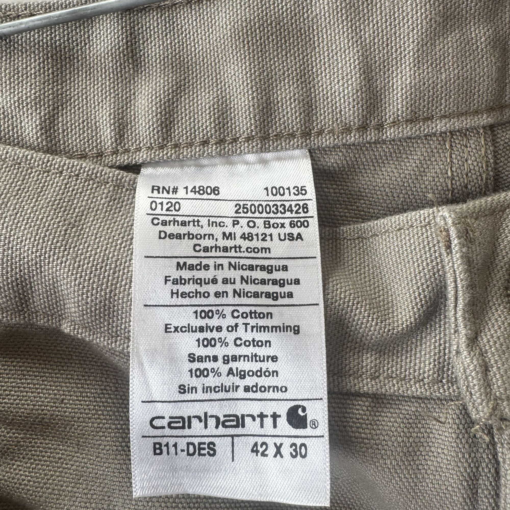 Carhartt Carhartt Washed Duck Work Pants 42/30 New Size US 42 / EU 58 - 11 Thumbnail