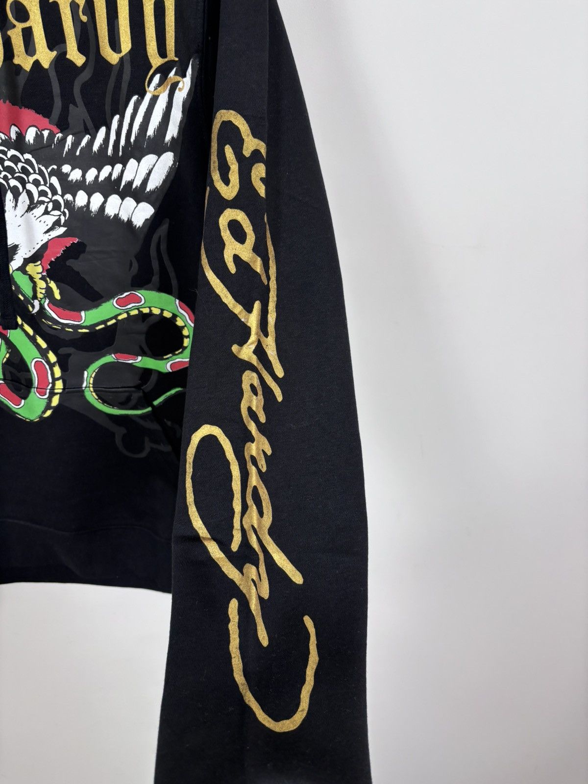 Ed Hardy Ed Hardy NWT Eagle Snake Tattoo Logo Y2K Hype Black Hoodie Size US S / EU 44-46 / 1 - 12 Thumbnail