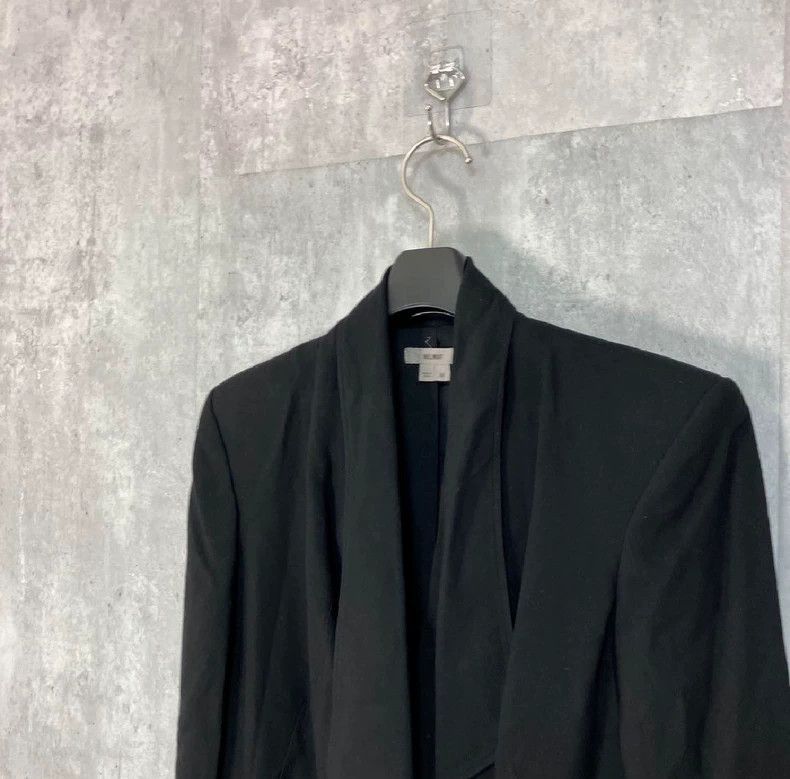 Helmut Lang HELMUT LANG Silk irregularly cut jacket coat Size M / US 6-8 / IT 42-44 - 2 Thumbnail