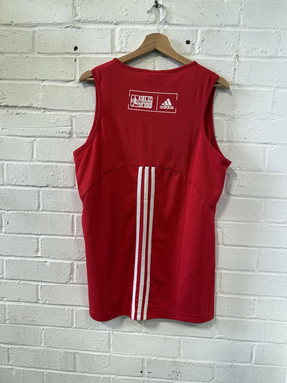 Adidas Adidas Men's Red Tank Top Size XL Size US XL / EU 56 / 4 - 4 Thumbnail