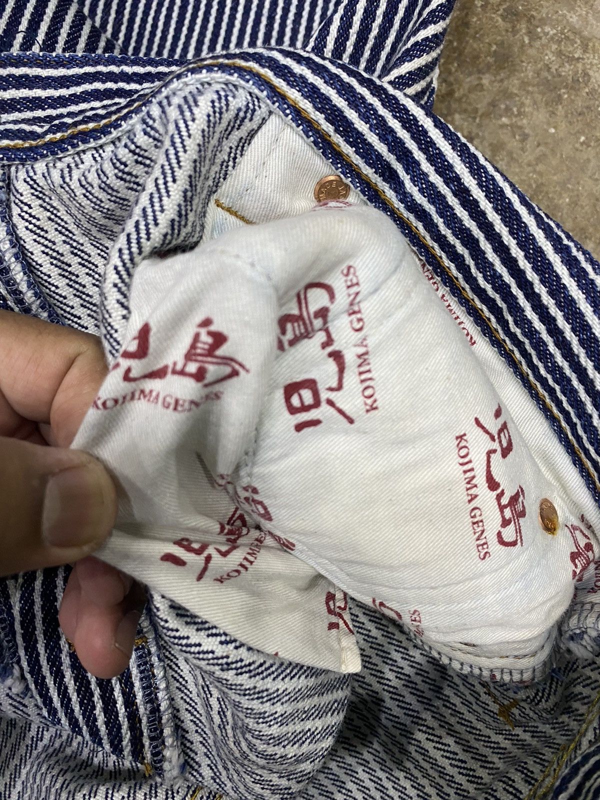 Japanese Brand × KOJIMA GENES × Vintage Vintage Kojima Genes 21 oz denim Size US 38 / EU 54 - 13 Thumbnail